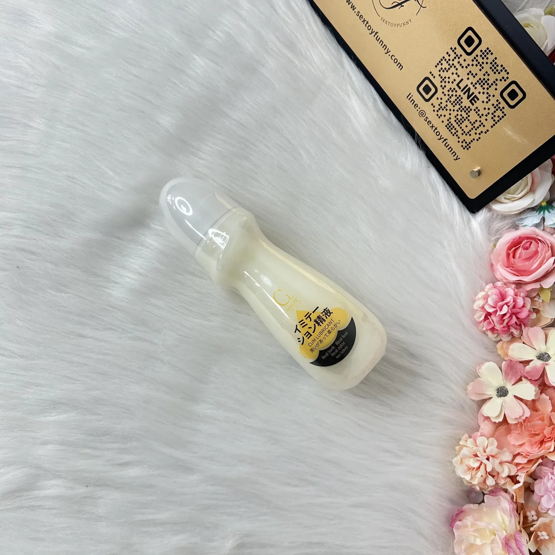 ลูบิแคนท์เลียนแบบน้ำอสุจิ ละลายน้ำได้ ปลายหลอดเรียว ได้รับการรับรองจาก FDA