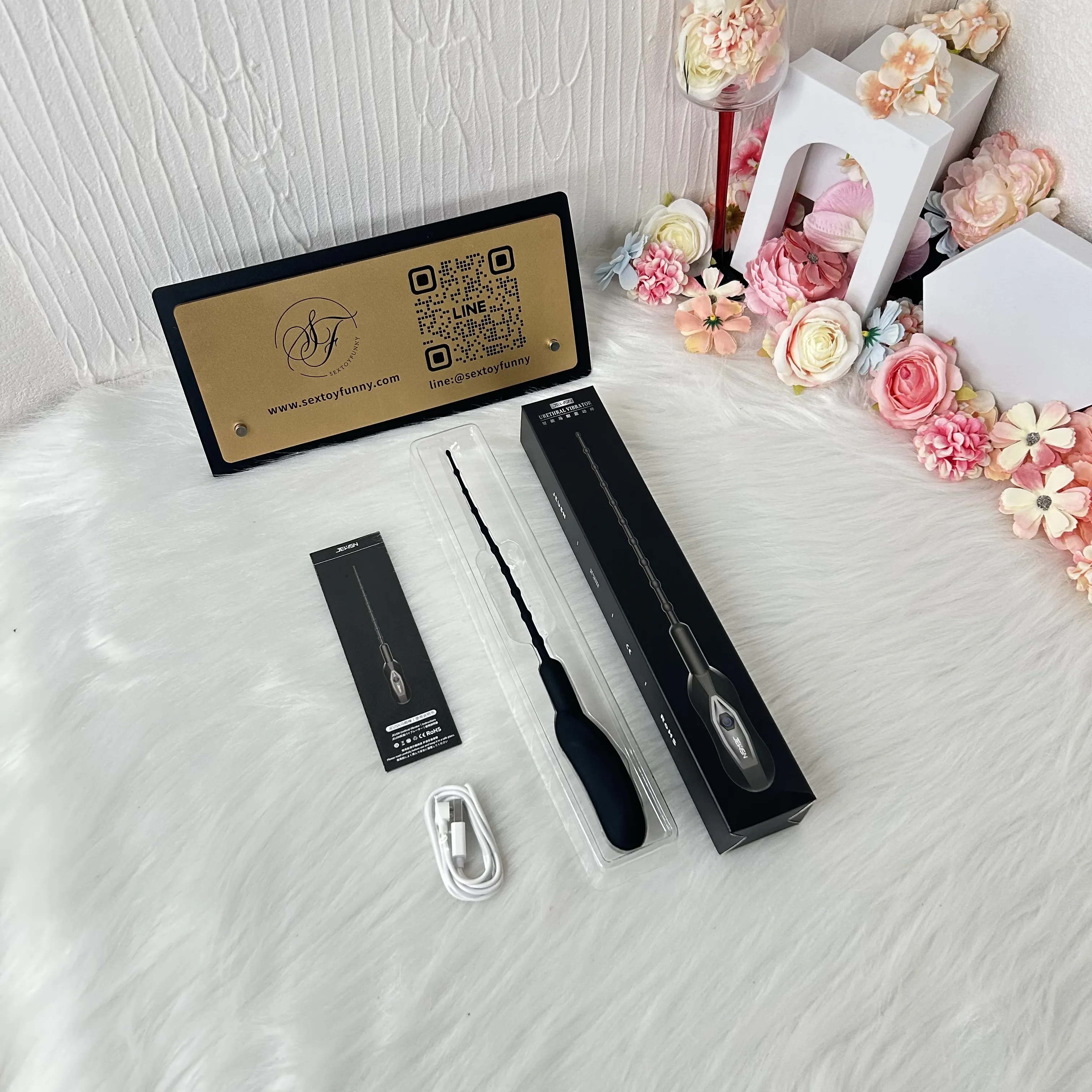 10-Frequency High-Speed Electric Urethral Sound 2 Versions