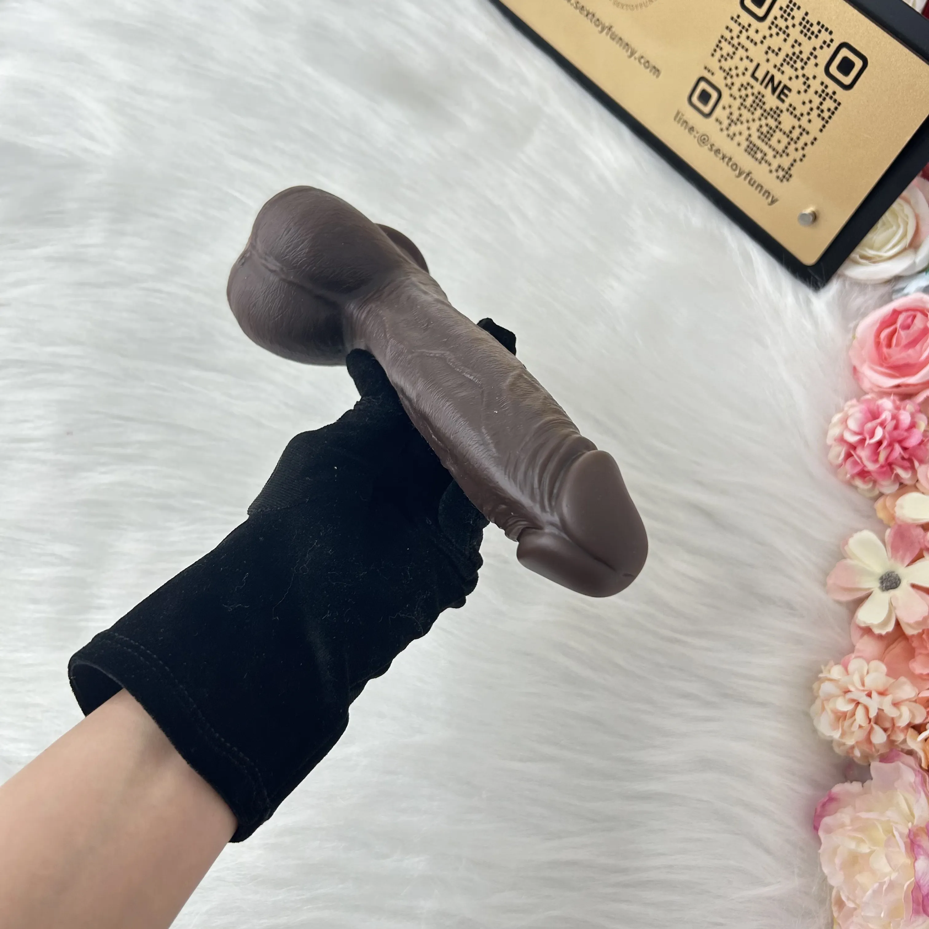 Heatable Vibrating&Thrusting Remote Control Realistic Dildo