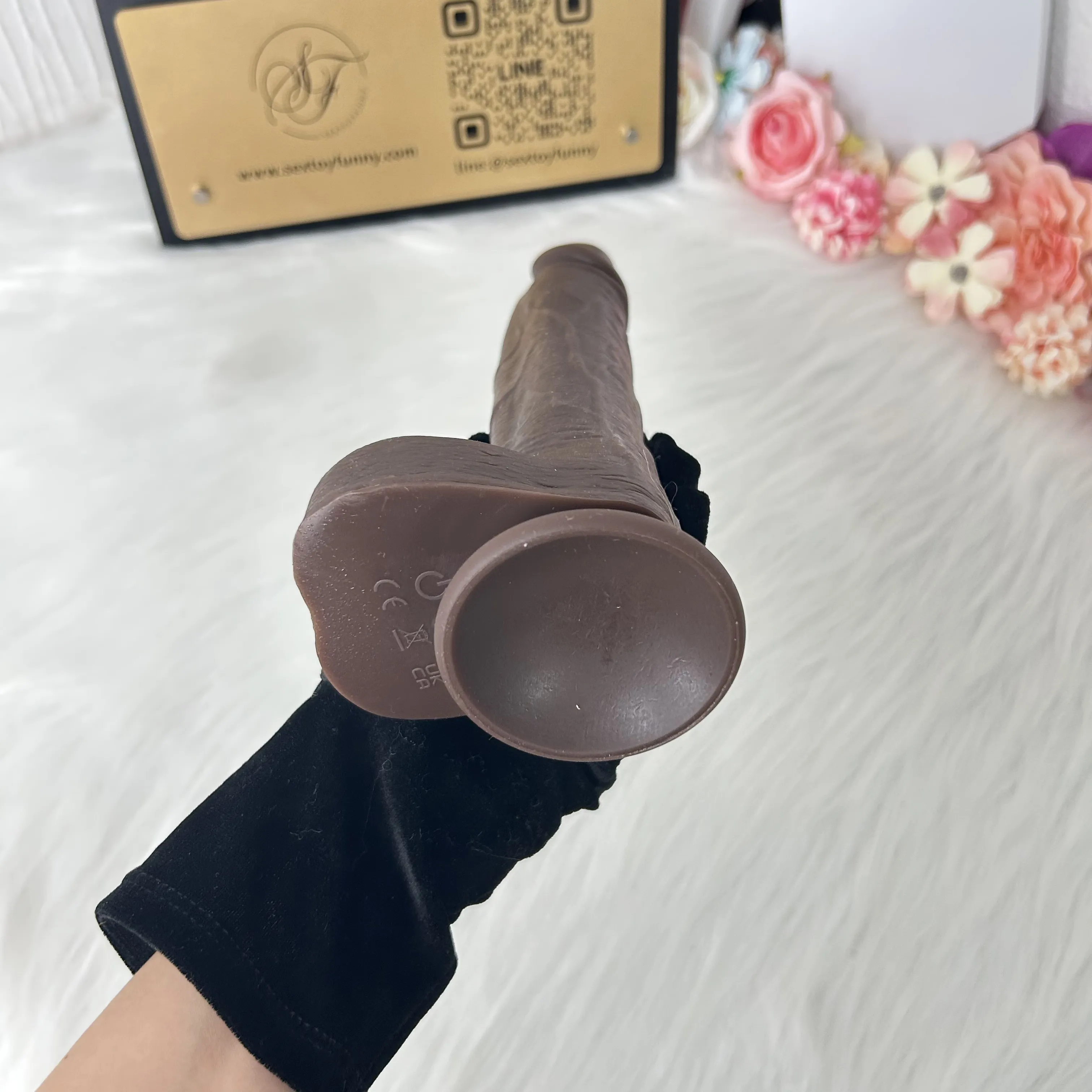 Heatable Vibrating&Thrusting Remote Control Realistic Dildo