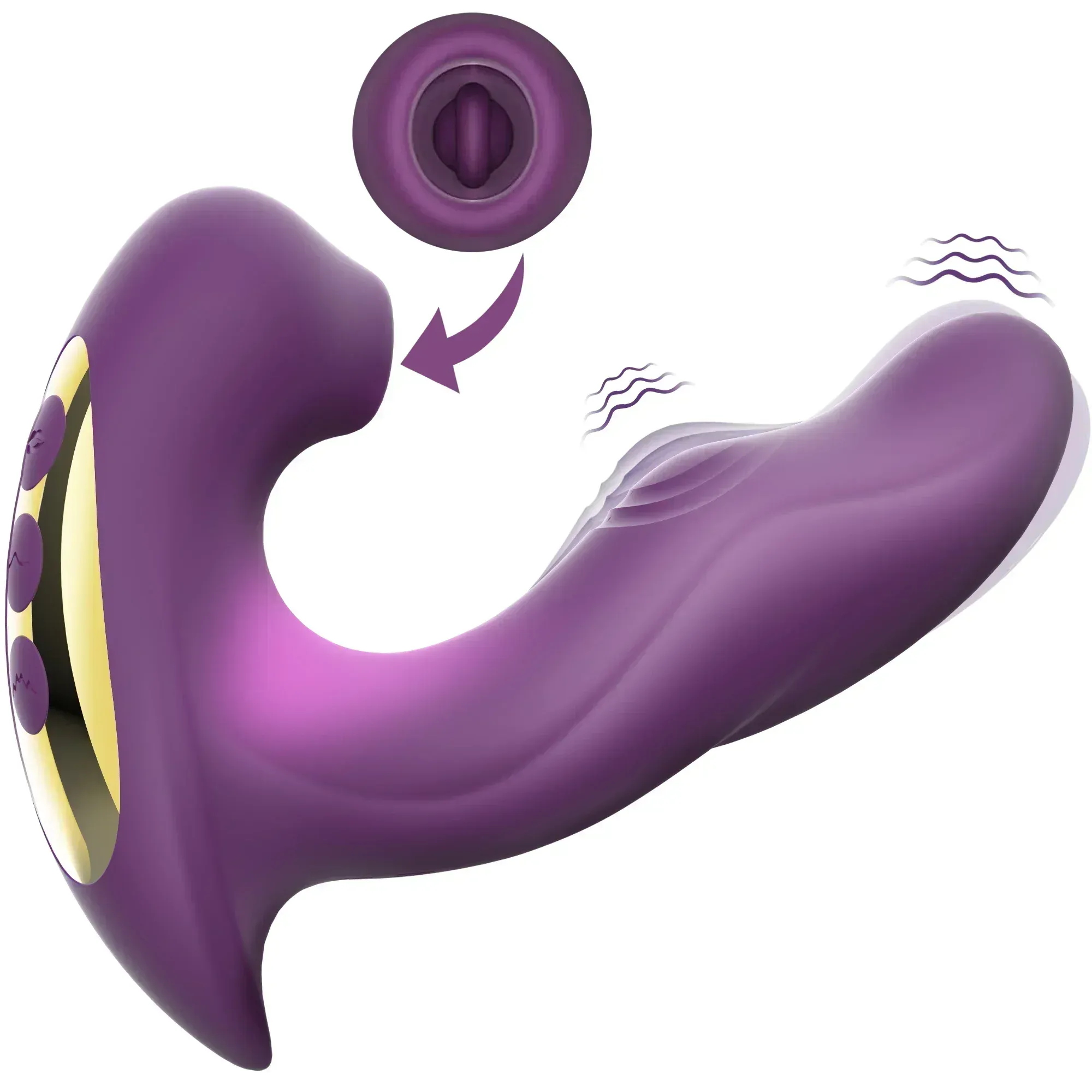 Vibrating And Tapping Dual G-Spot & Clitoral Vibrator