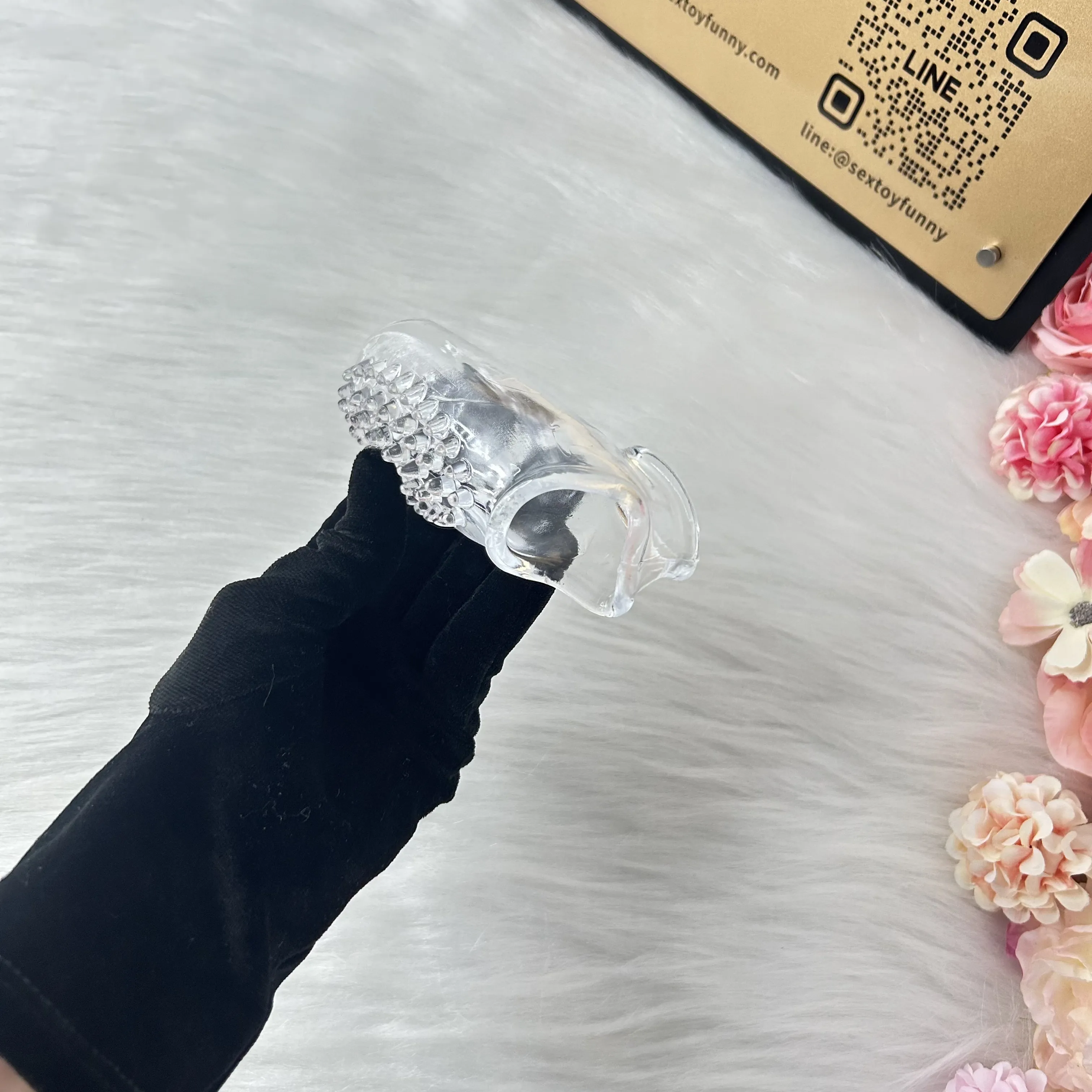 Wolf Tooth Transparent Triple lock stems Penis Sleeve