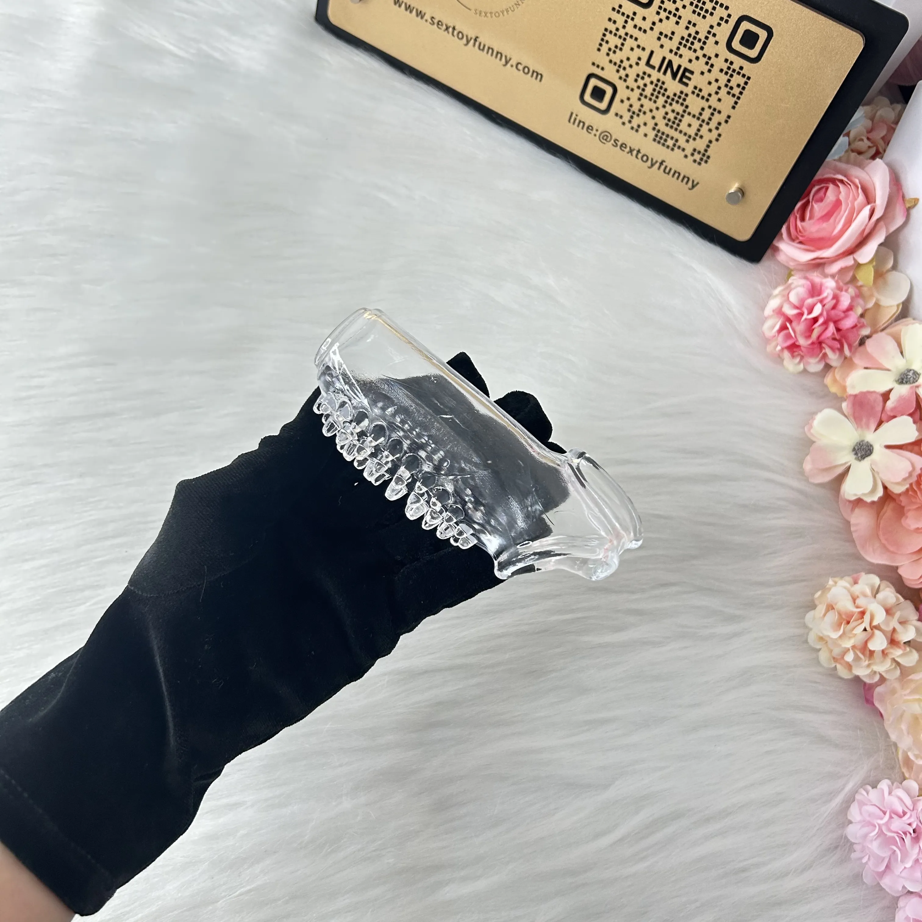 Wolf Tooth Transparent Triple lock stems Penis Sleeve