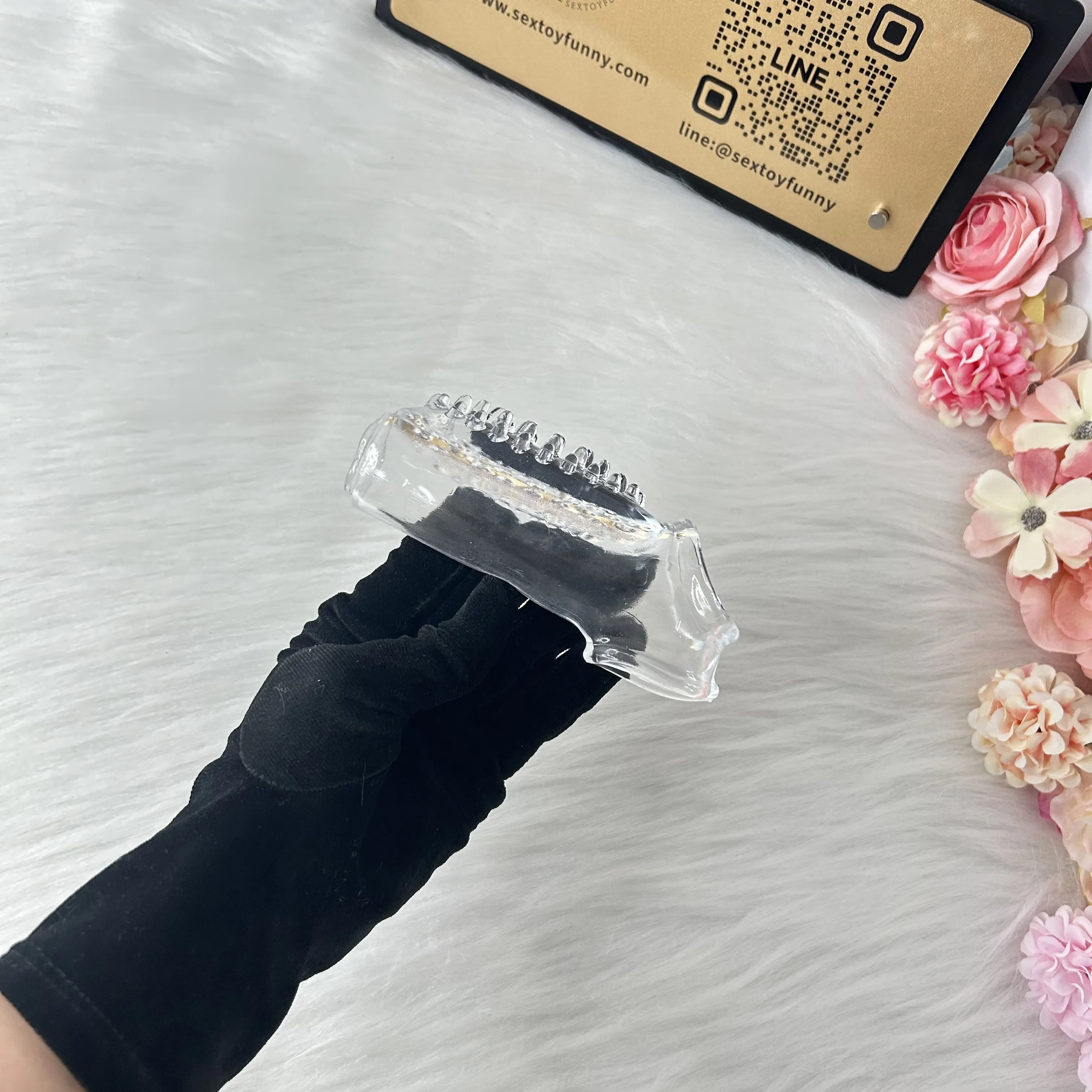 Wolf Tooth Transparent Triple lock stems Penis Sleeve