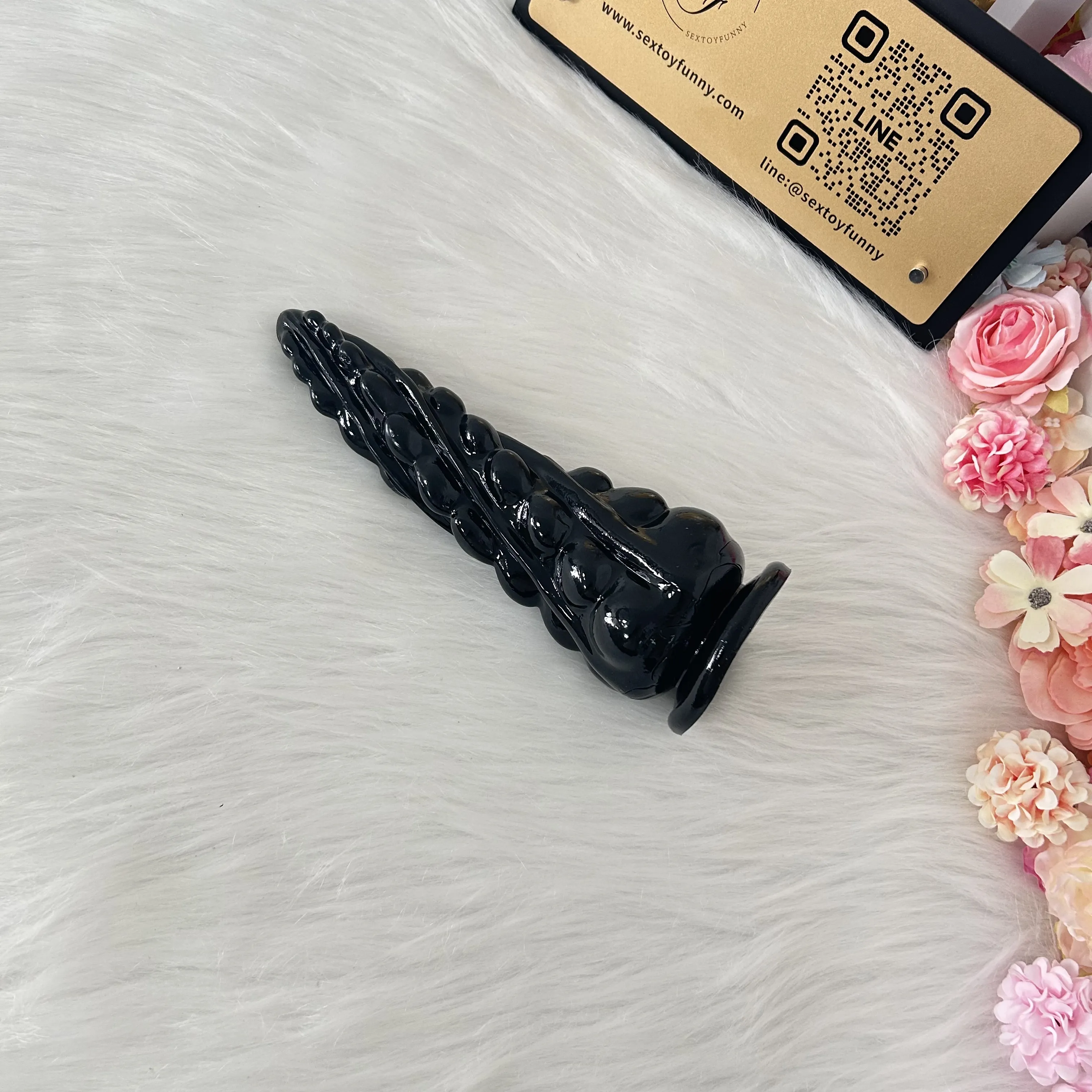 ของเล่นประตูหลัง เครื่องนวดต่อมลูกหมาก เม็ดกลมมน ออกแบบเกลียวร่วมกับลูกปัดดึง มีให้เลือก 2 สี และ 2 แบบ