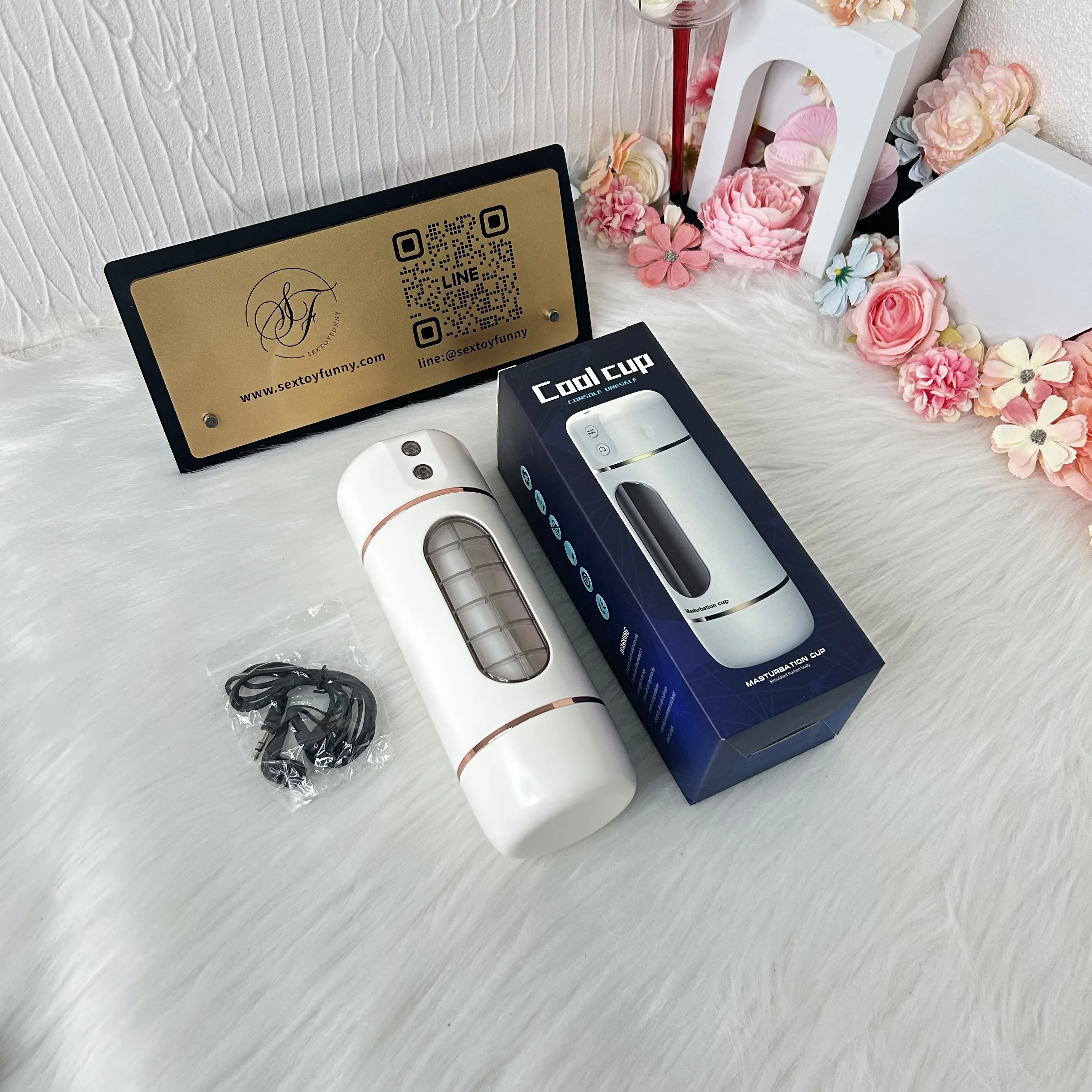Press-Type Automatic Male Masturbator 4-Language Voice