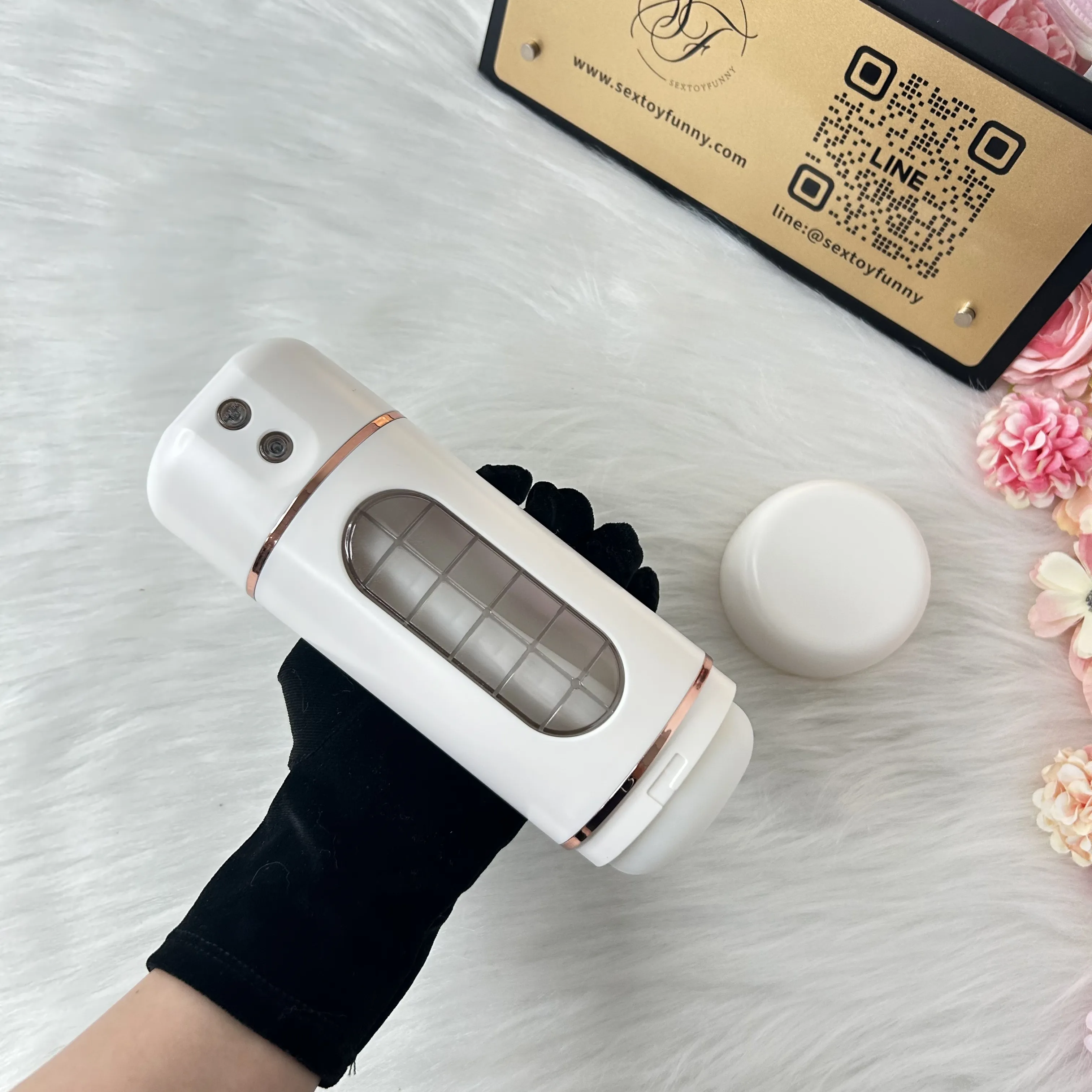 Press-Type Automatic Male Masturbator 4-Language Voice