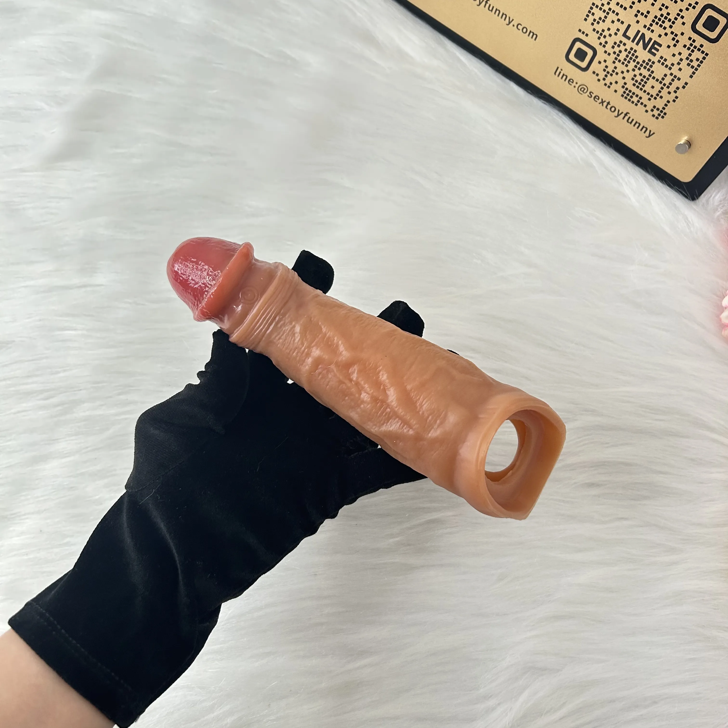 Wireless Remote Control Vibrating Bionic Penis Sleeve