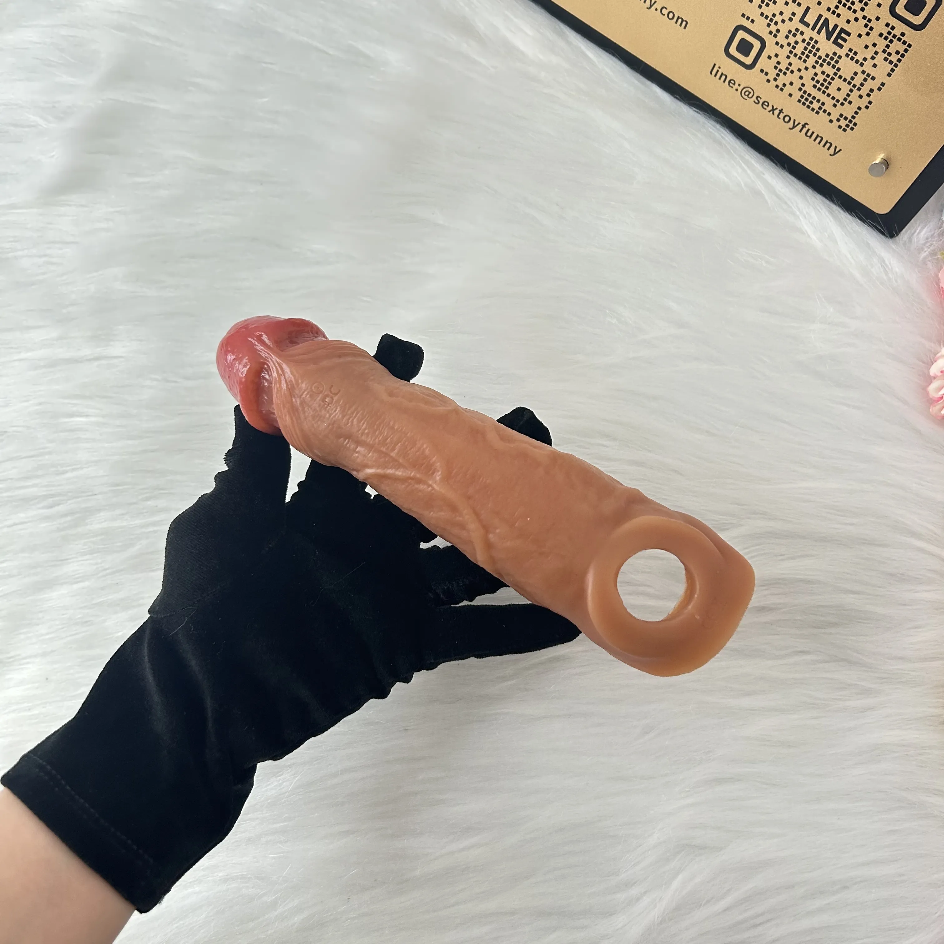 Wireless Remote Control Vibrating Bionic Penis Sleeve