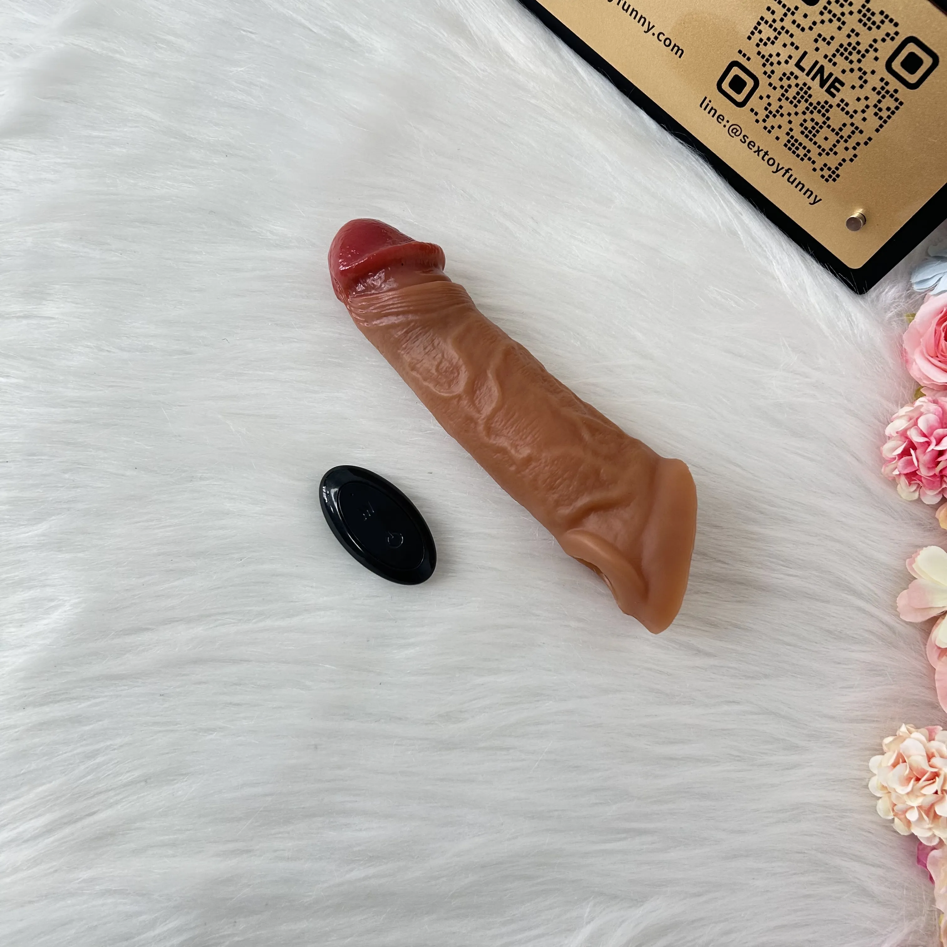 Wireless Remote Control Vibrating Bionic Penis Sleeve
