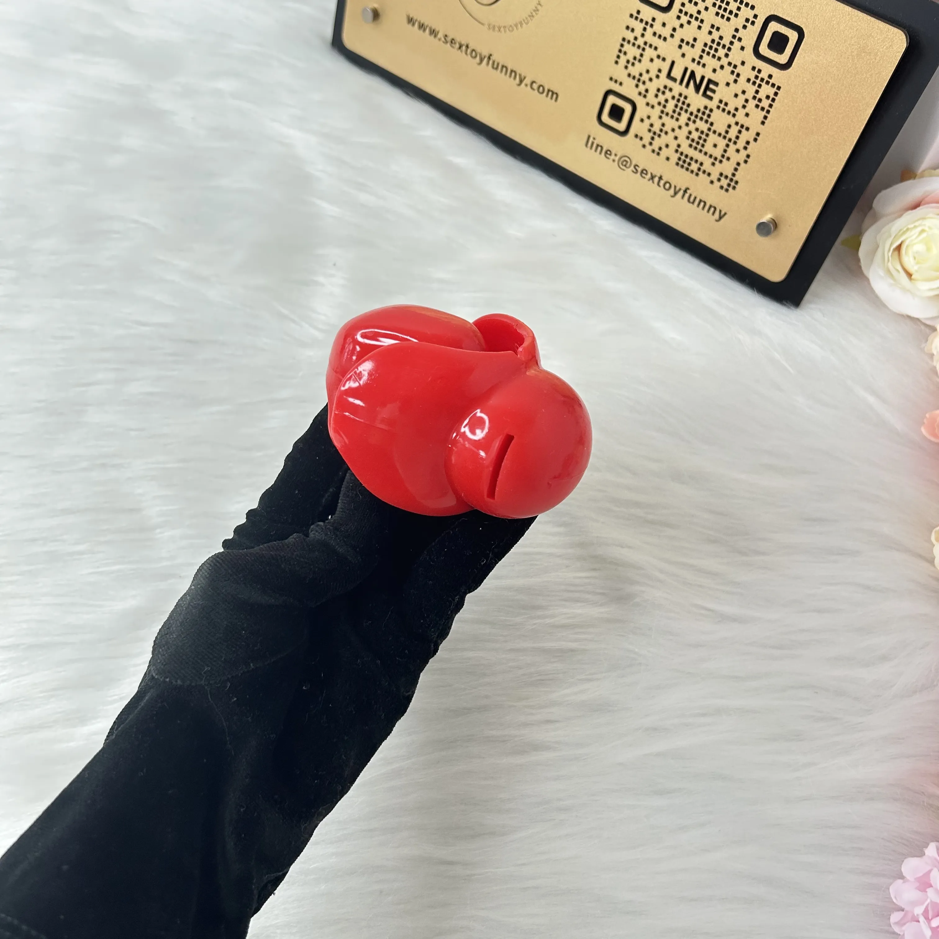 BDSM เข็มขัดรัดปากแบบบอล ฟังก์ชันยึดลิ้น ทางเลือก นายทาส อุดปาก การลงโทษ อุปกรณ์ SM