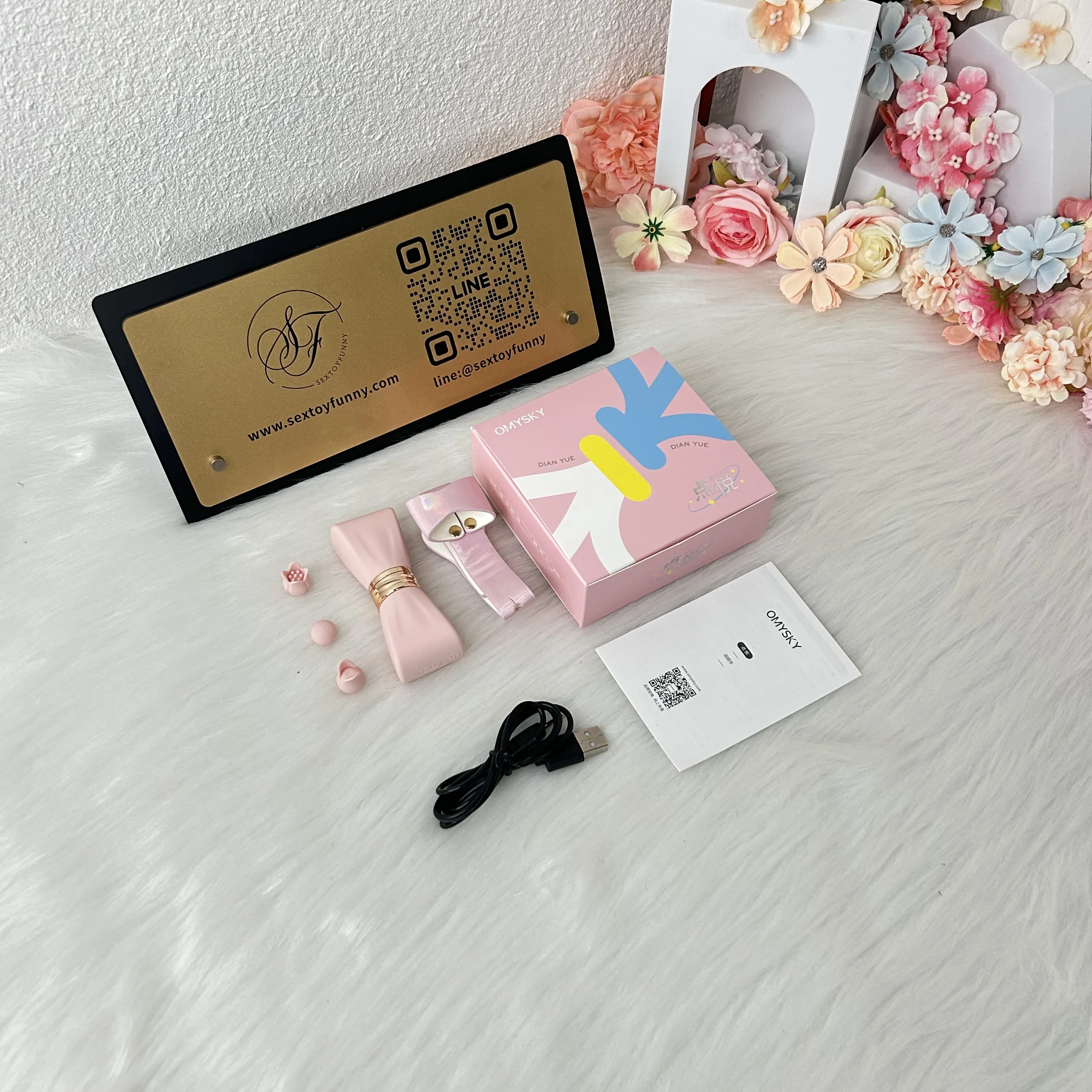 10-Level Spot Fully Waterproof Vibrator With 3 Heads