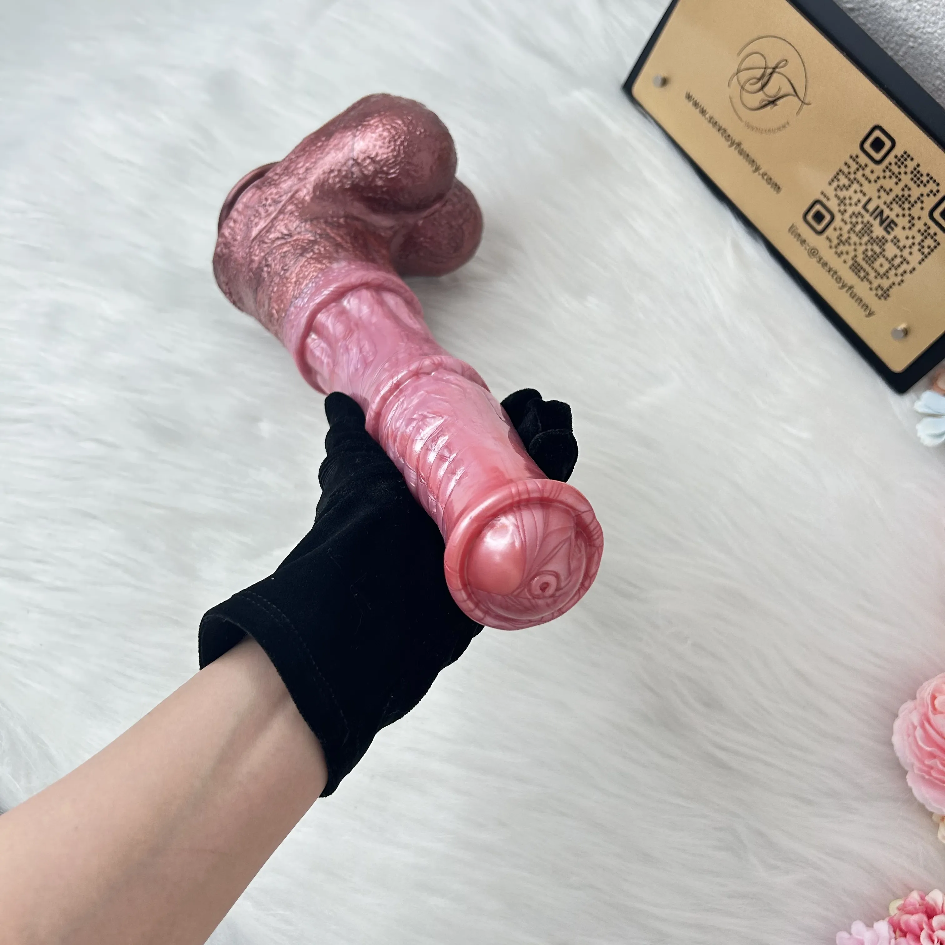 FAAK Liquid Silicone Flesh-Colored Fantasy Stallion Dildo