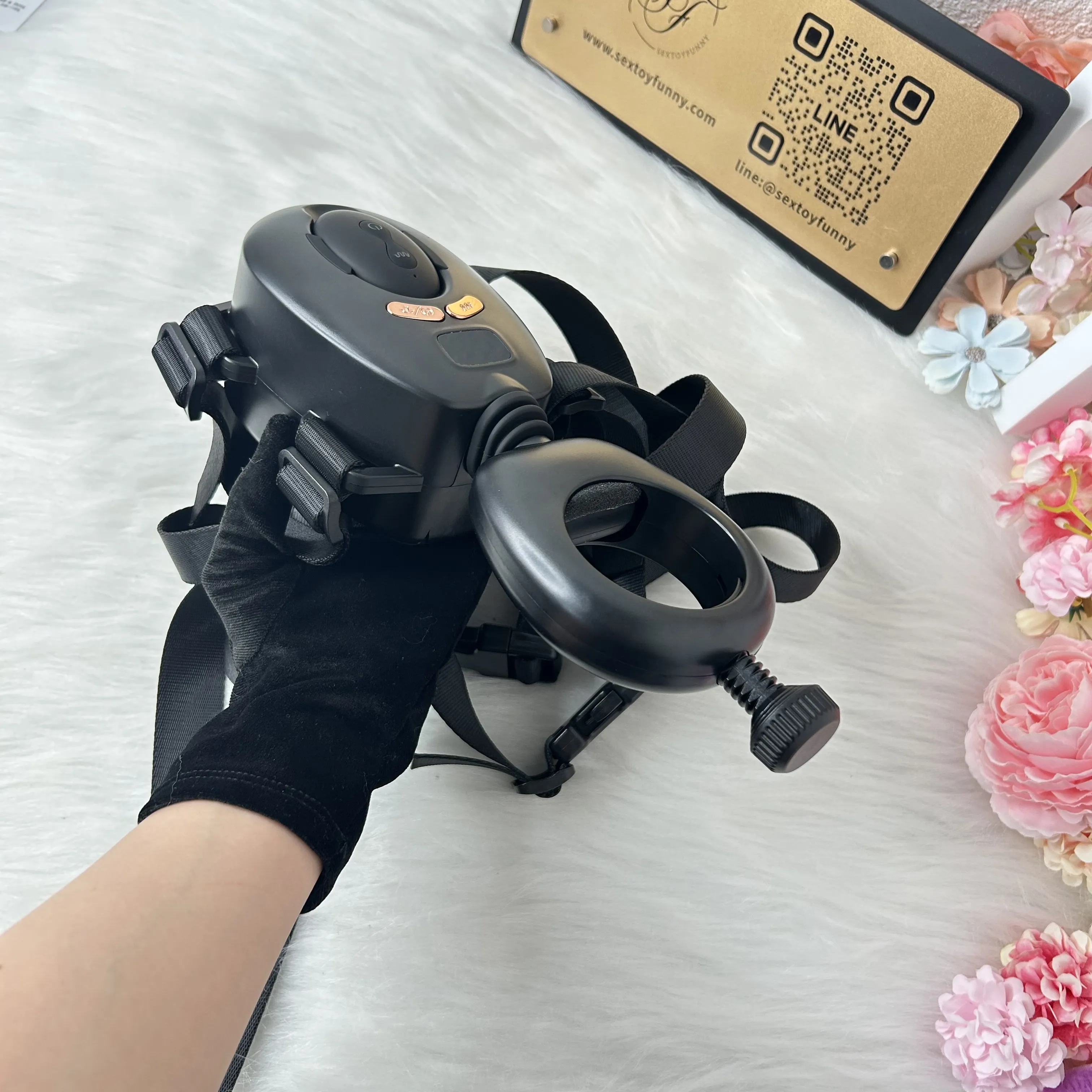 Wearable Oscillating Male Masturbator With Remote Control
