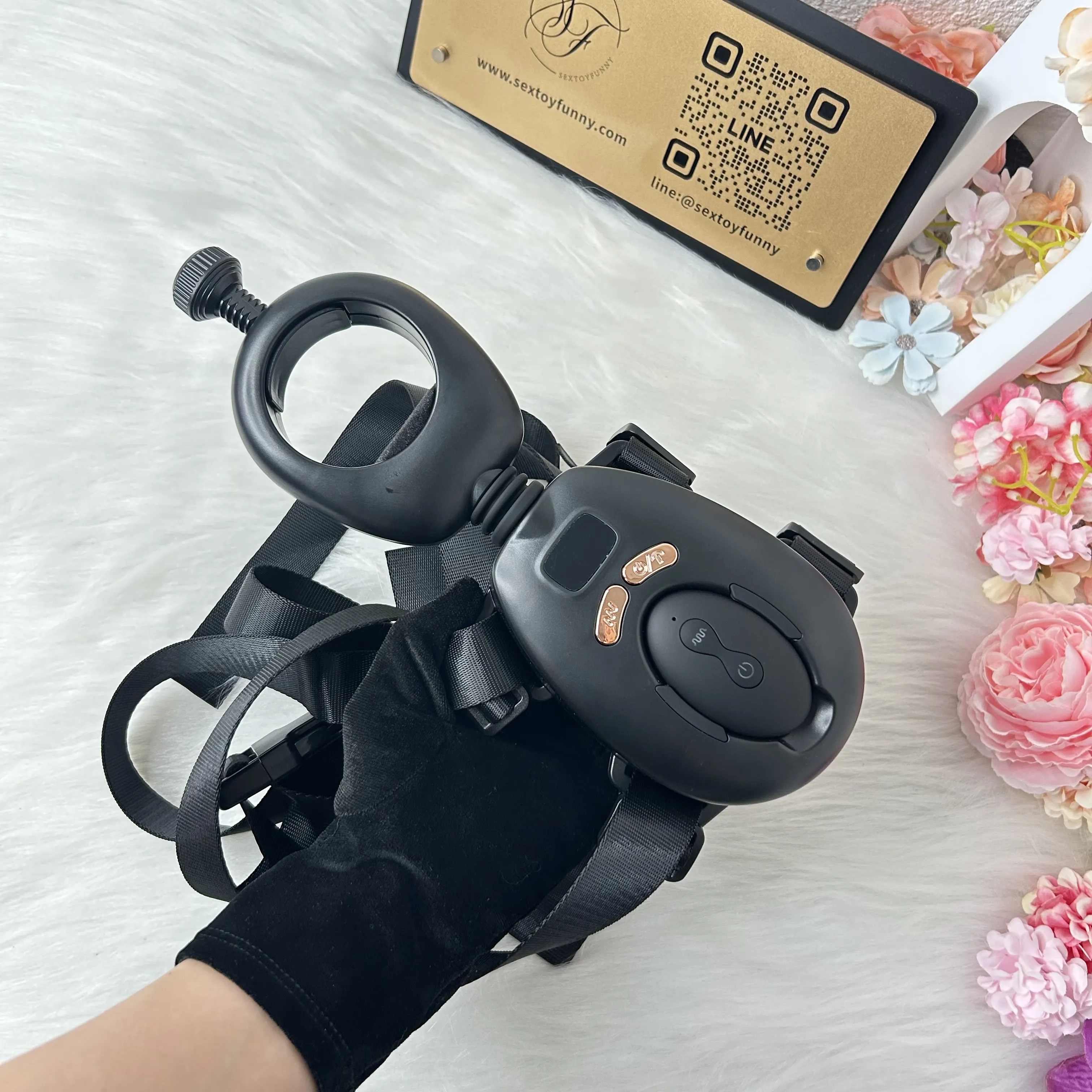 Wearable Oscillating Male Masturbator With Remote Control
