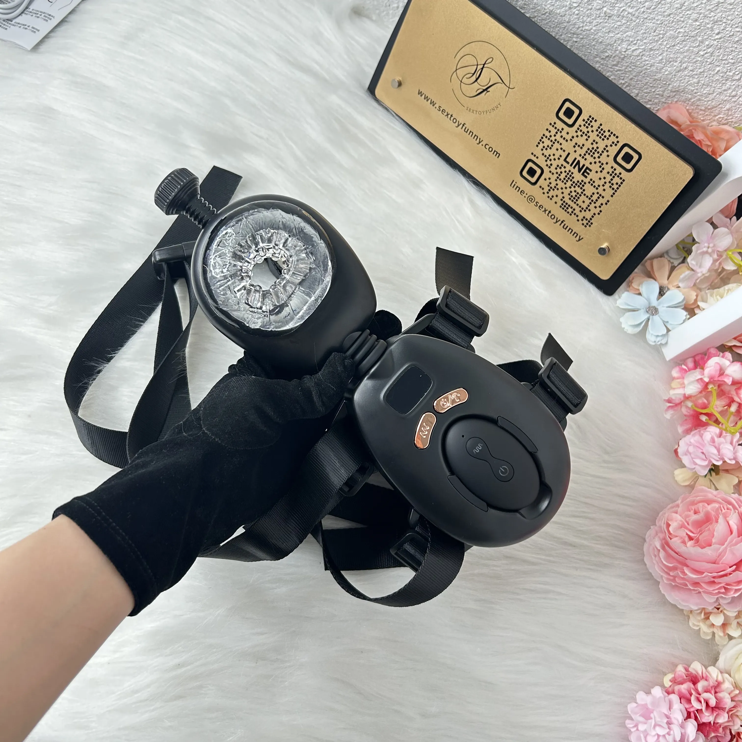 Wearable Oscillating Male Masturbator With Remote Control