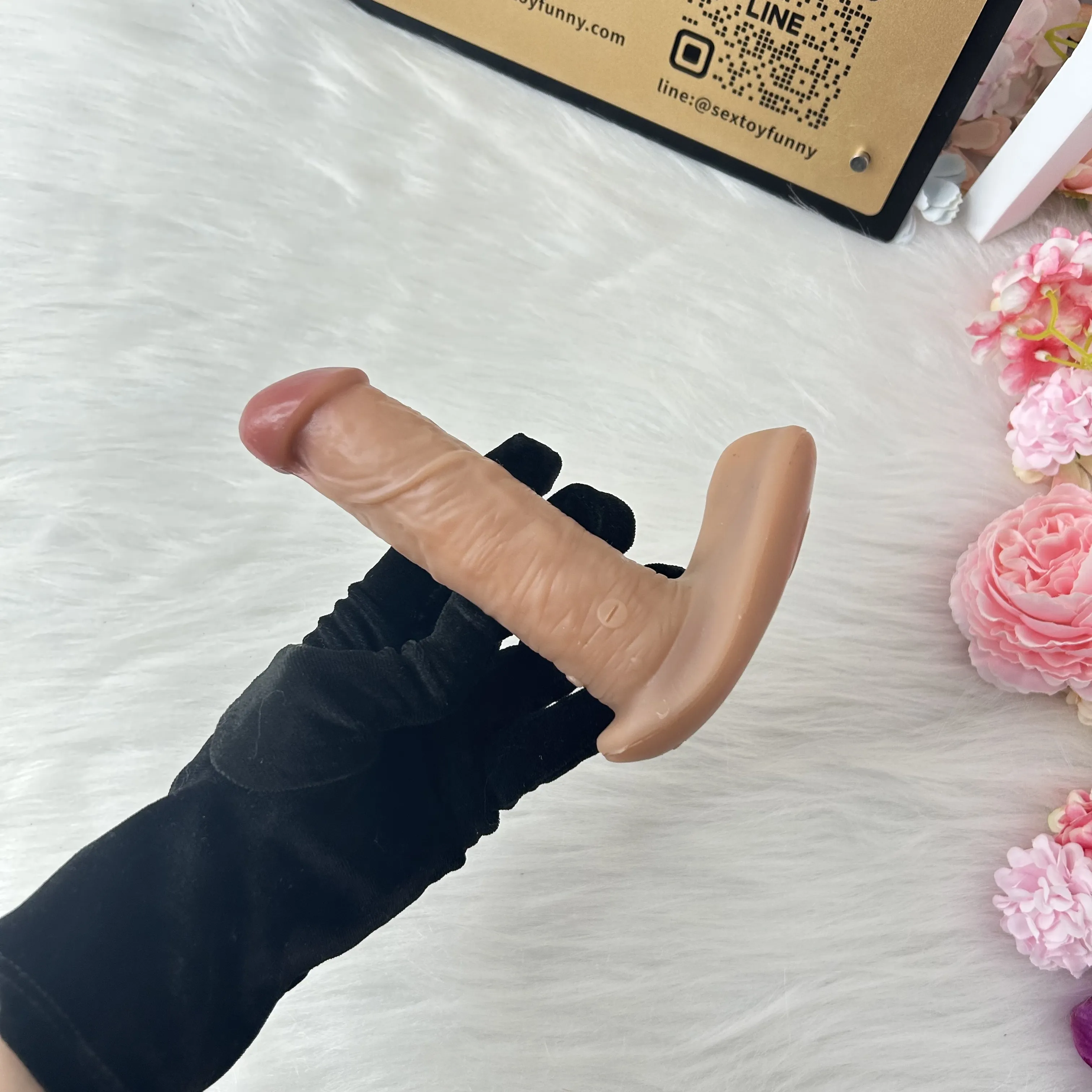 Thrusting&Vibrating Remote Control Wearable Realistic Dildo