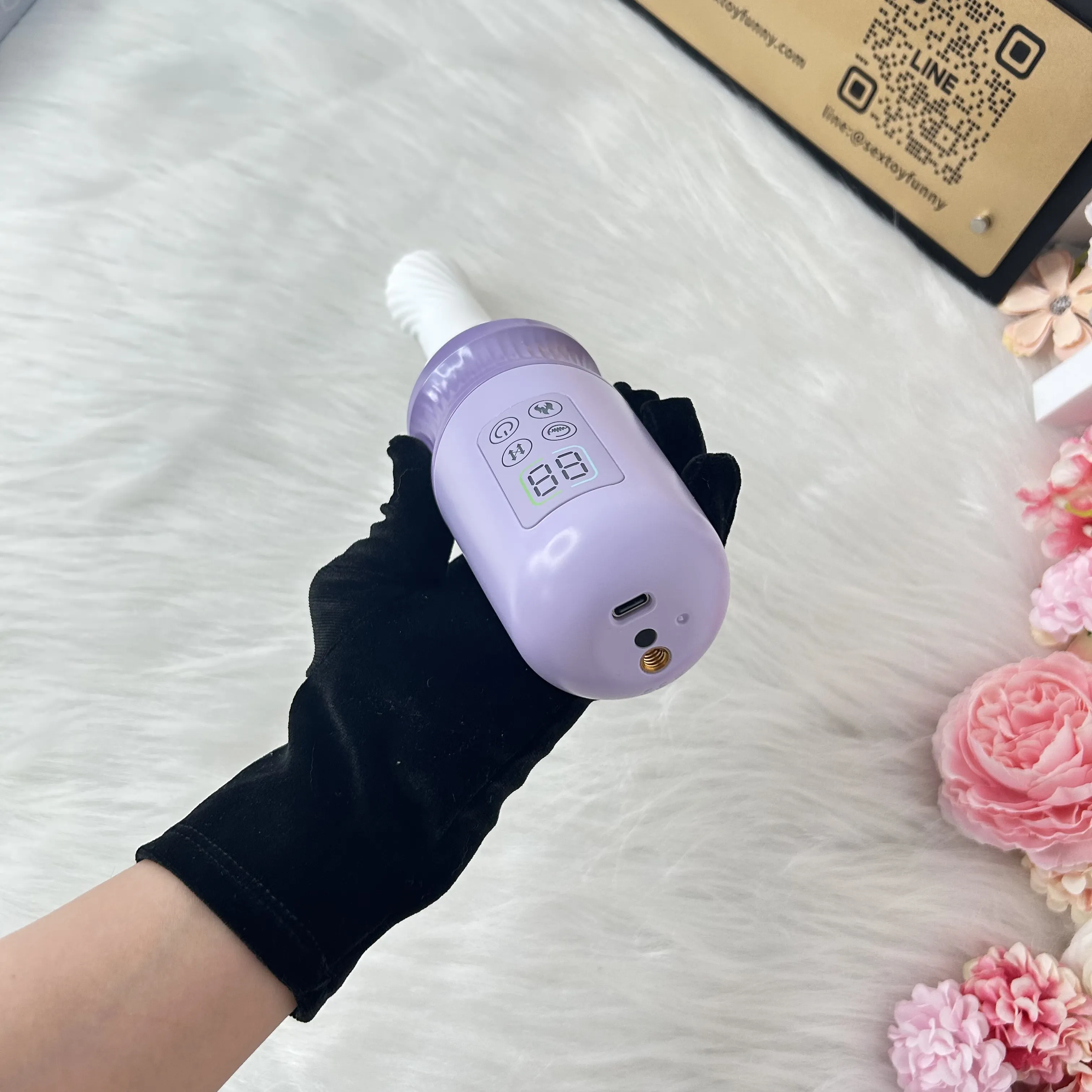 Thrusting & Vibrating APP Heating LCD Display Sex Machine