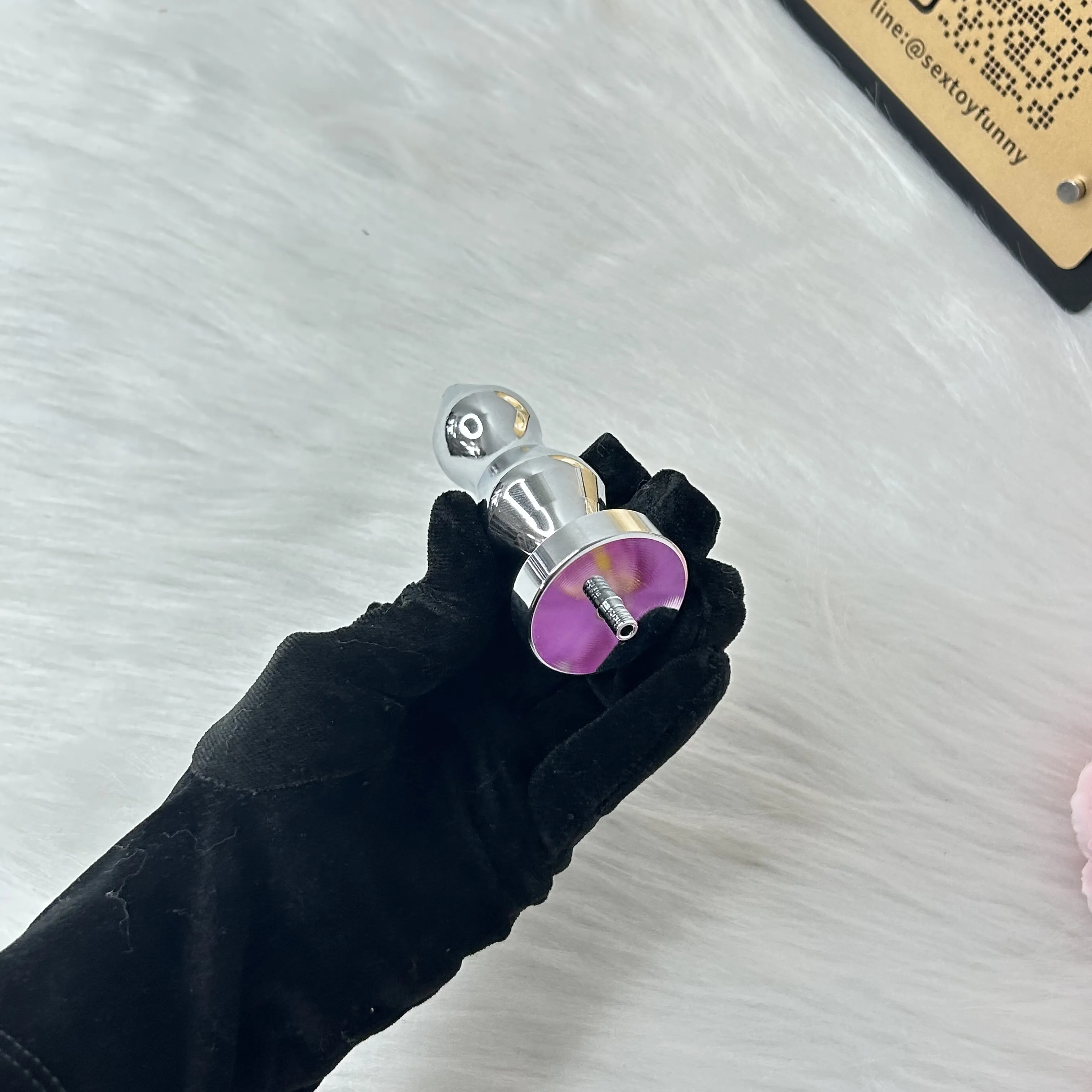 ที่ล็อคควย ออกแบบหัวฉีด 3 ขนาด ปลั๊กทวาร 2 แบบ สแตนเลสเกรด 304