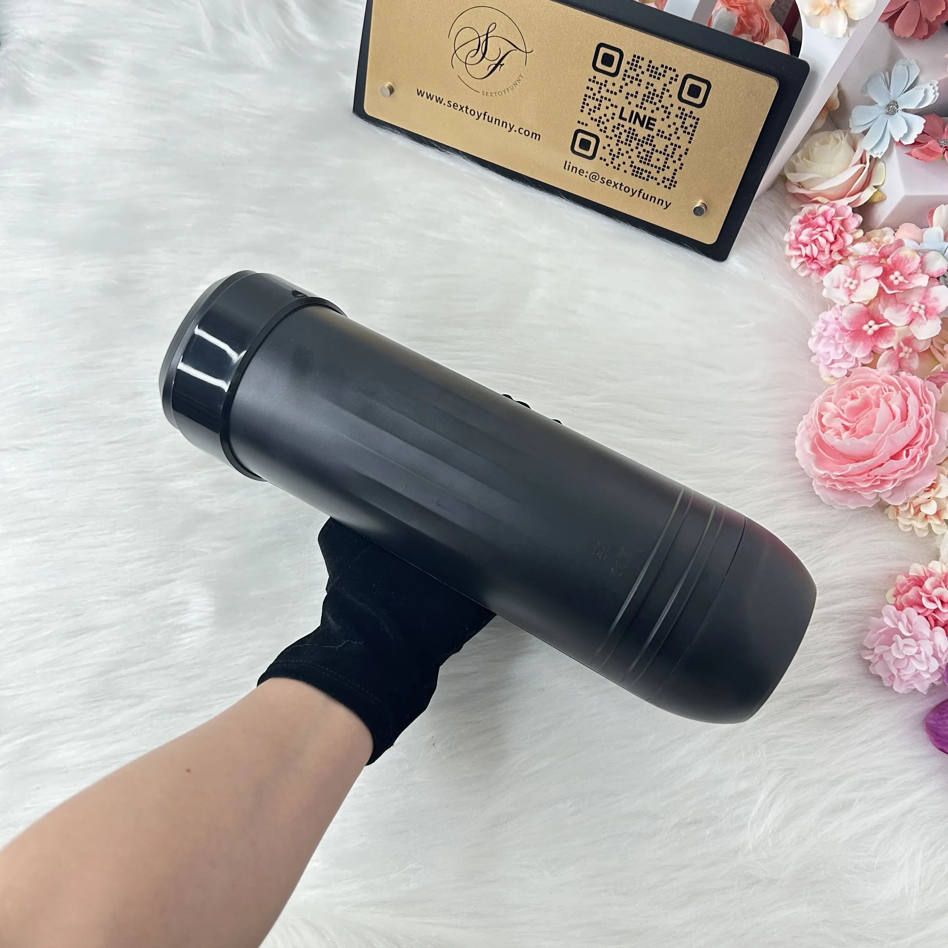 จิ๋มกระป๋องออโต้ บิดเกลียว+สั่น+ขยับ ฟังก์ชัน APP หน้าจอ LCD