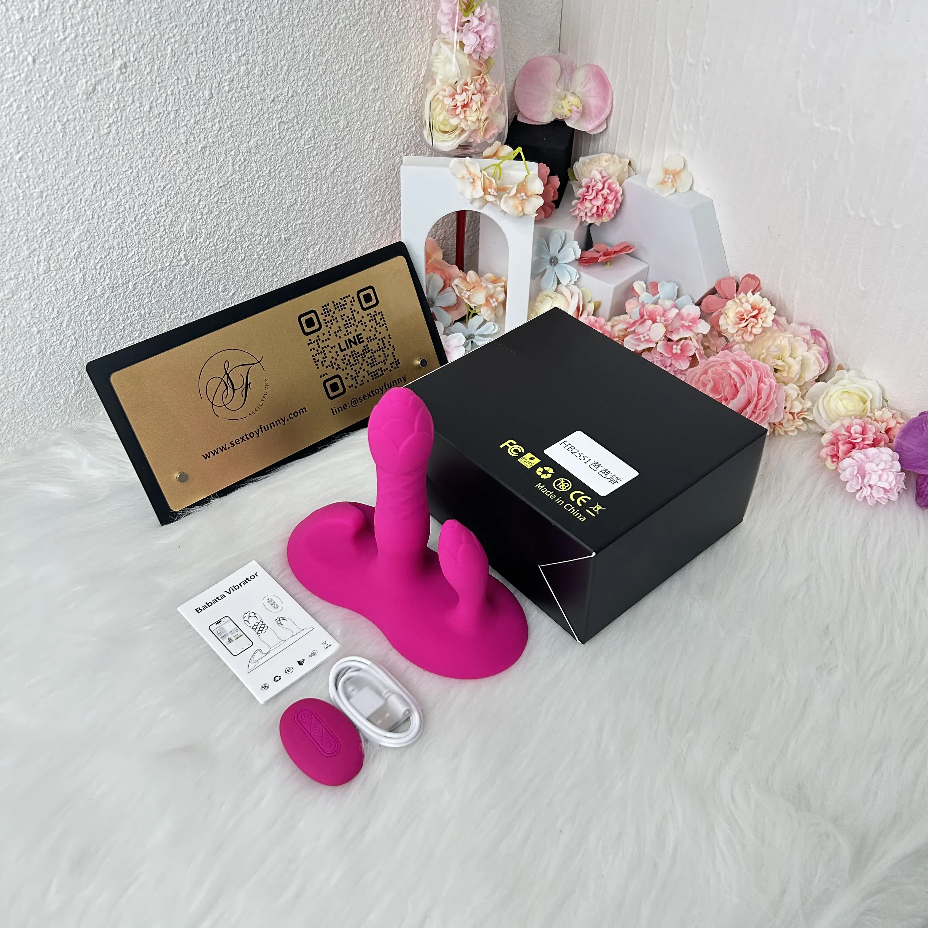 Telescoping&Vibrating Desk Pad APP G-Spot&Clitoral Vibrator