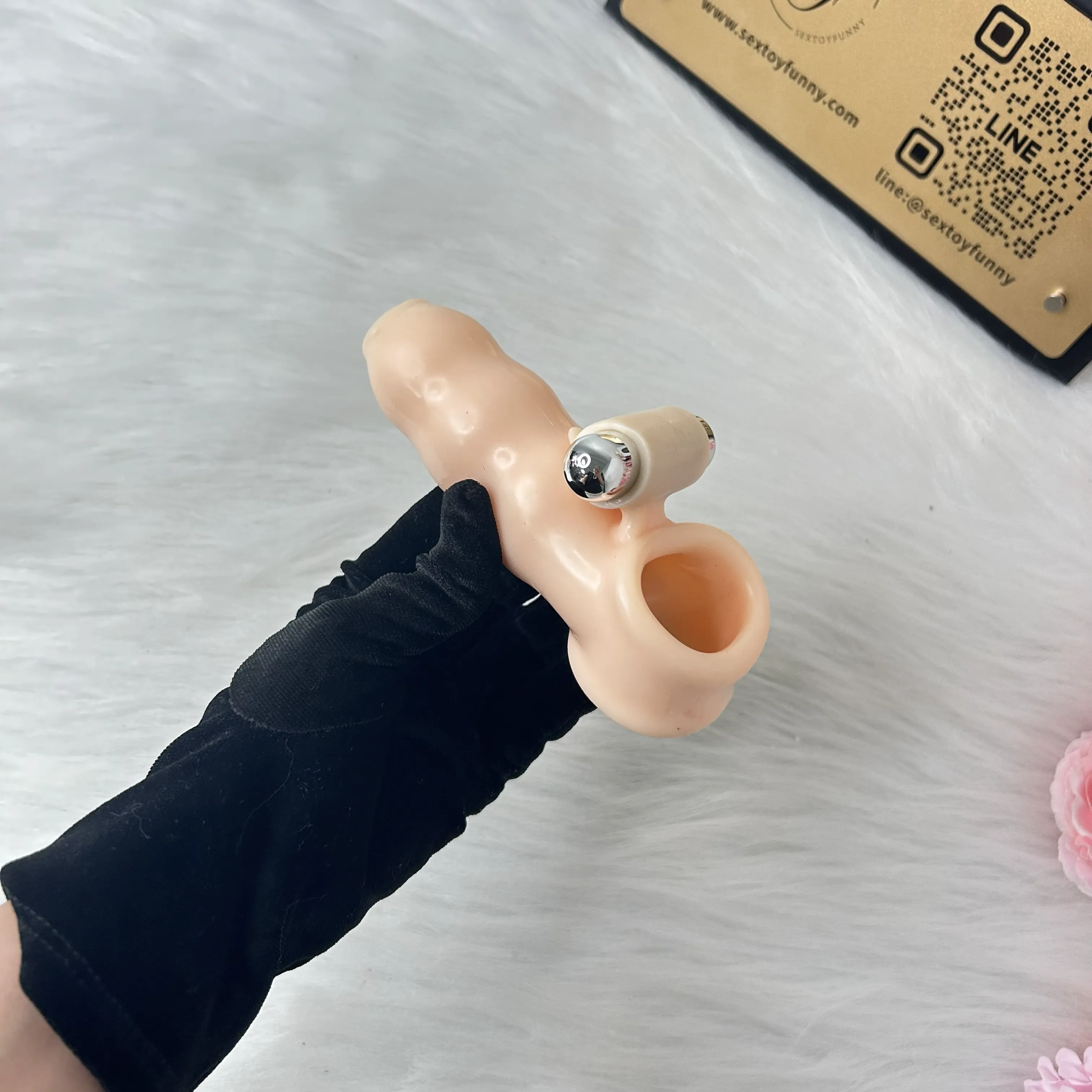 Perforated Texture Penis Sleeve 2 Colors 2 Styles Available