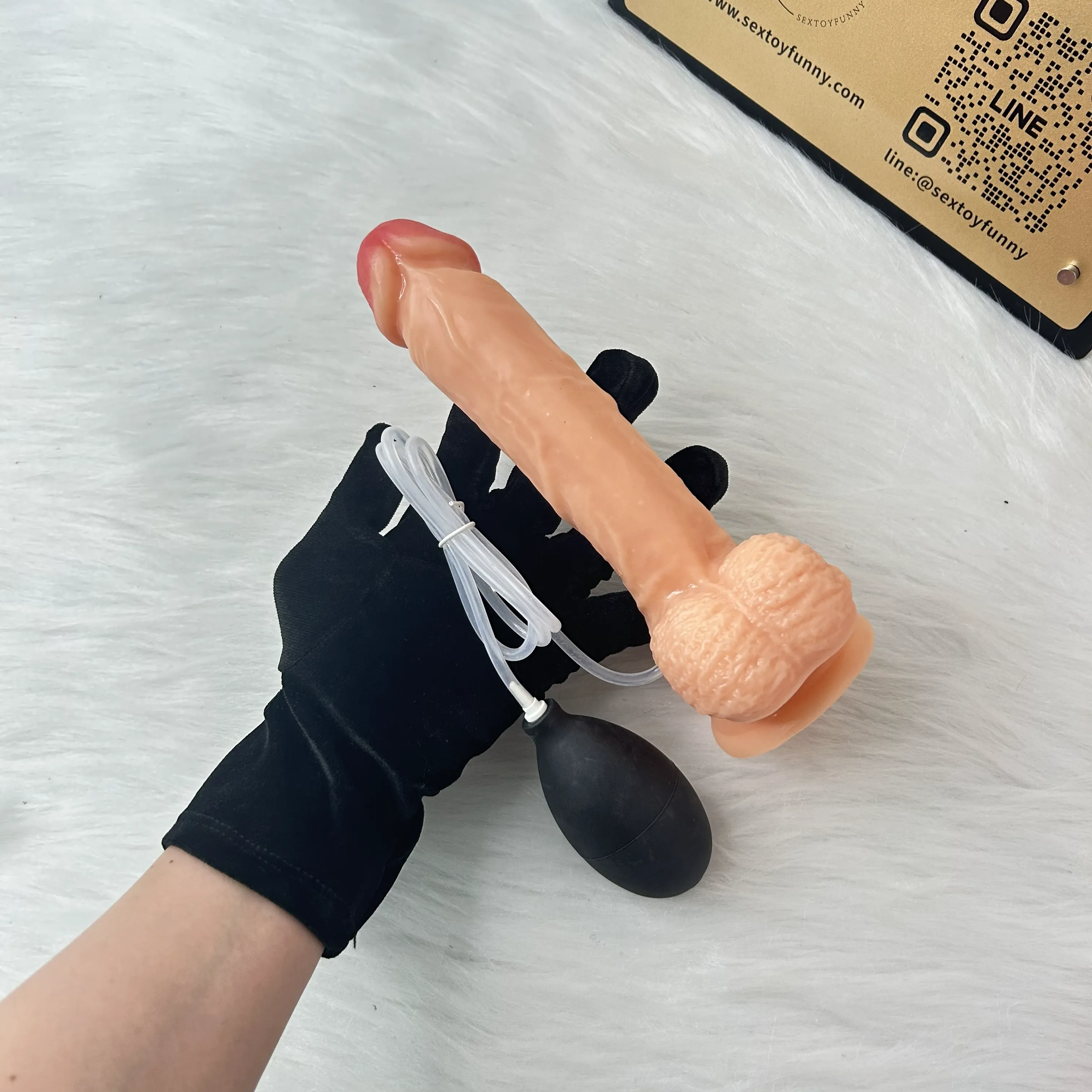 Ejaculating Vein Texture Realistic Dildo With Suction Cup
