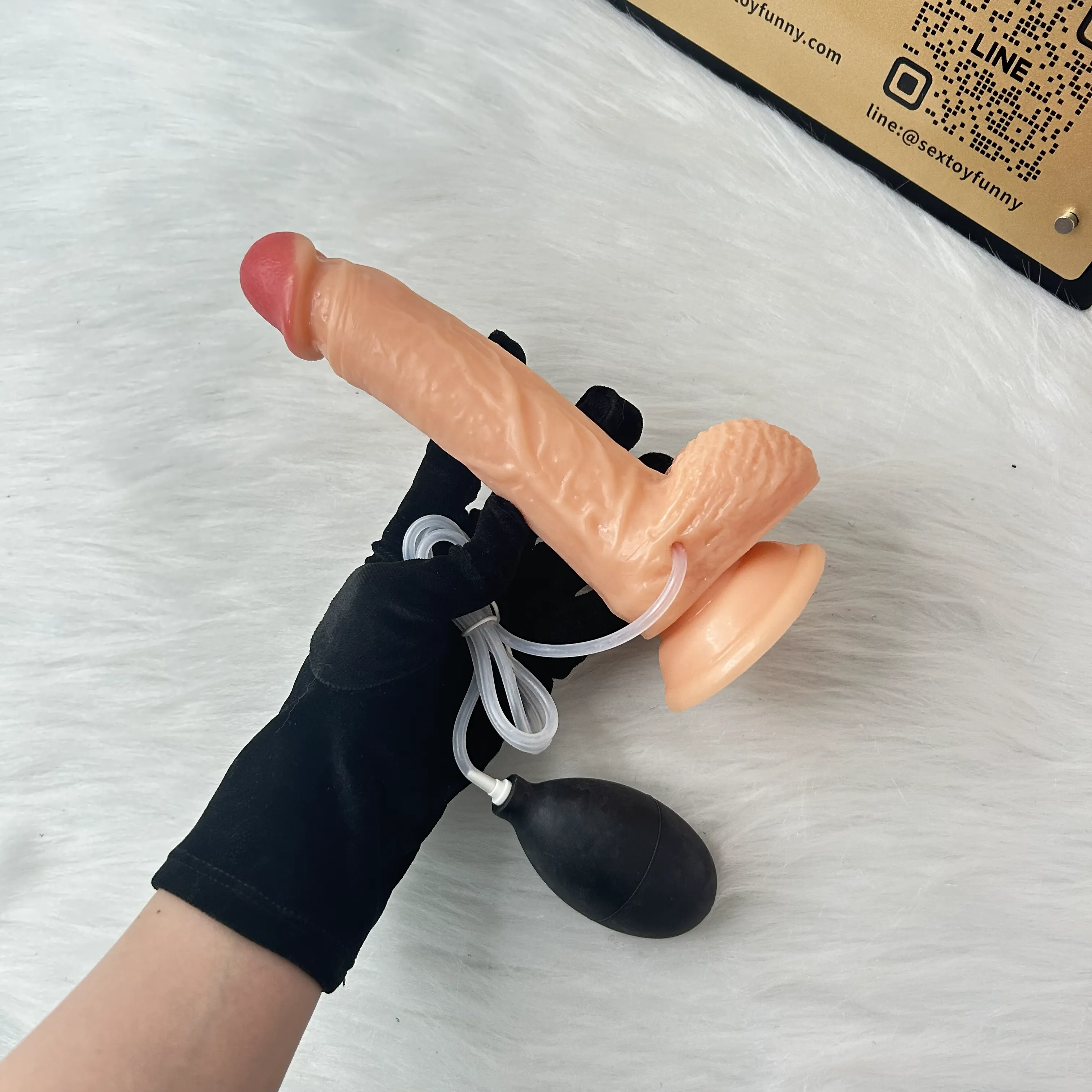 Ejaculating Vein Texture Realistic Dildo With Suction Cup