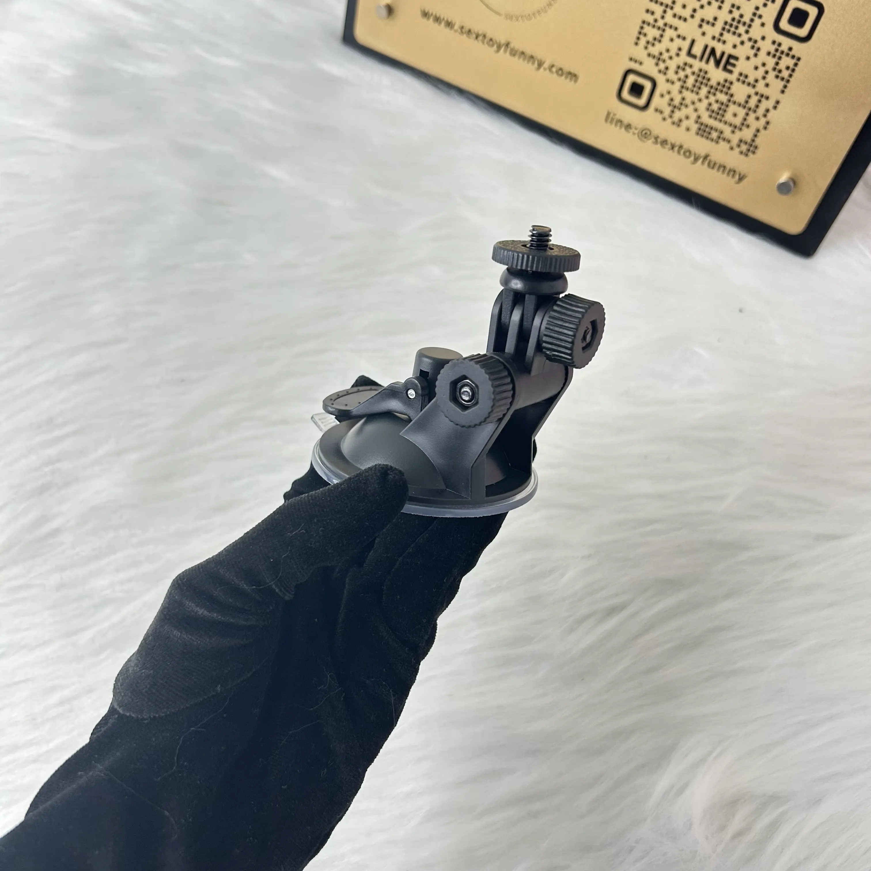 Suction Cup Masturbator Holder - 180° Adjustable Hands-Free Stand