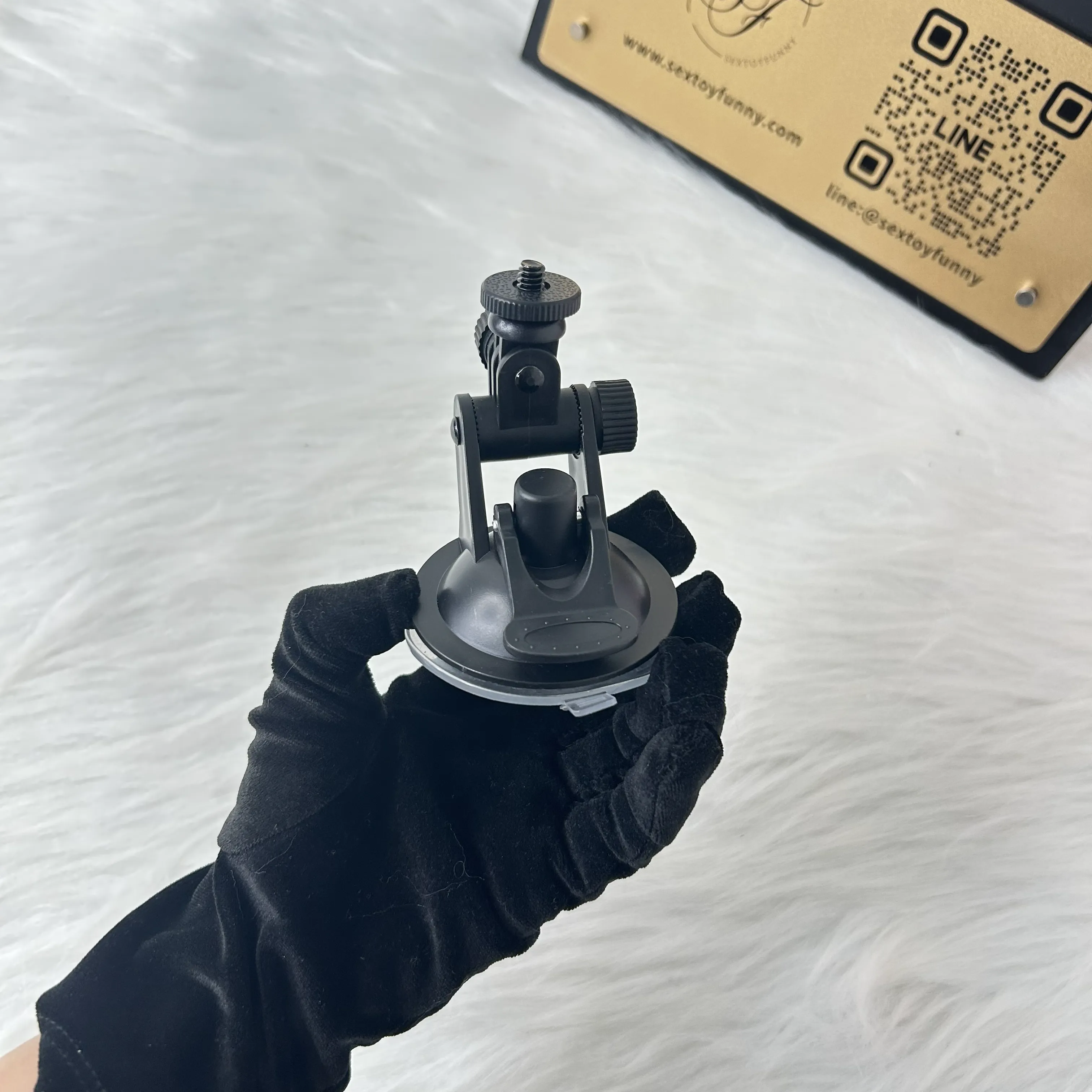 Suction Cup Masturbator Holder - 180° Adjustable Hands-Free Stand