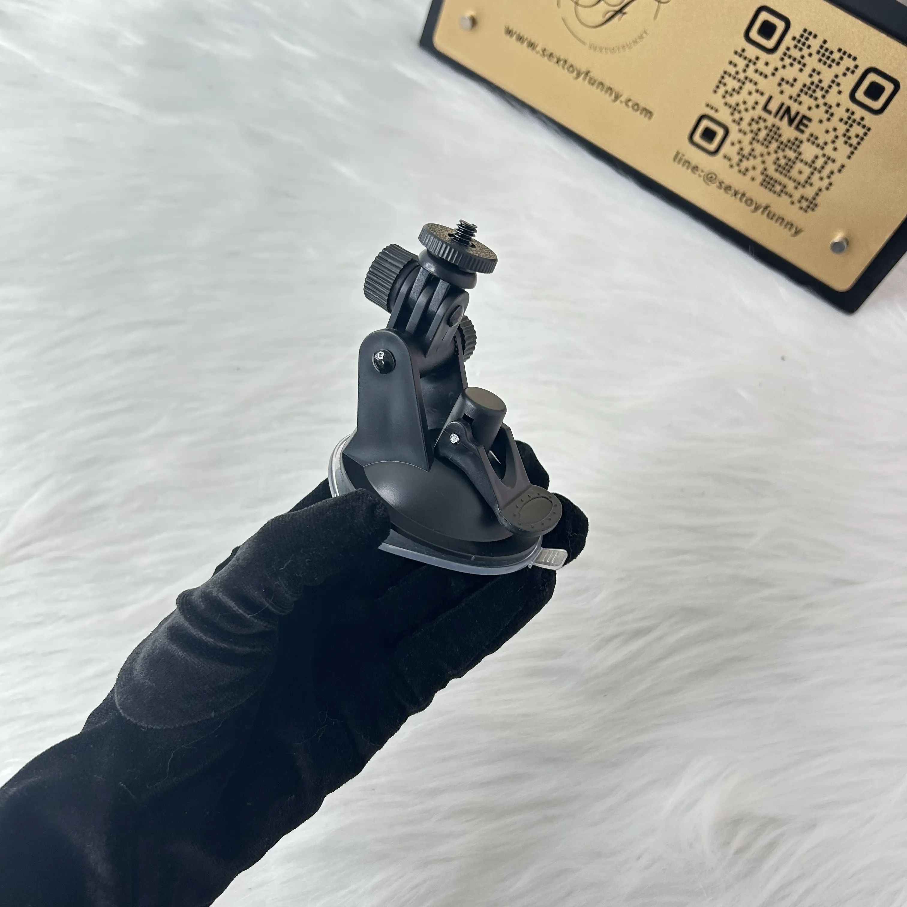 Suction Cup Masturbator Holder - 180° Adjustable Hands-Free Stand
