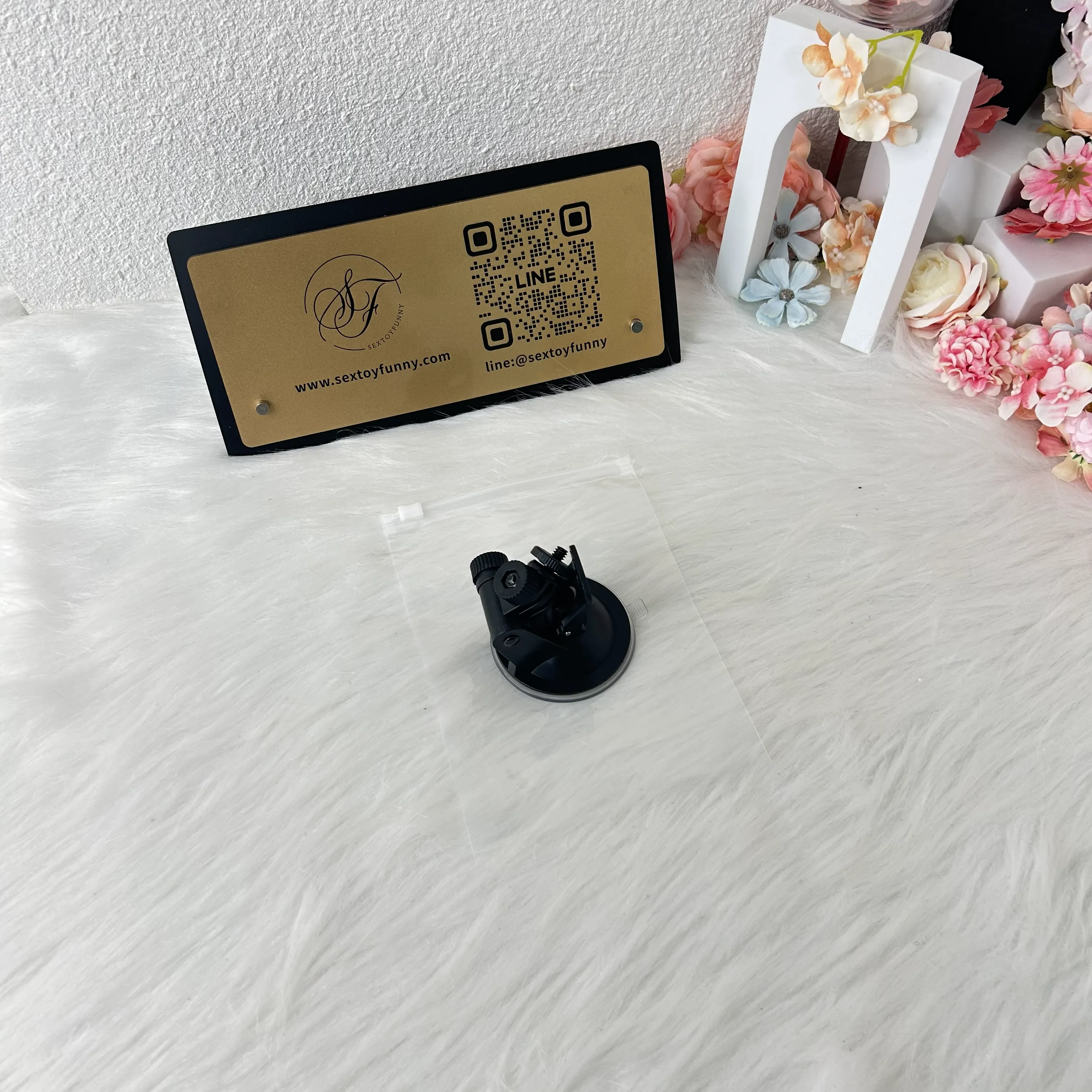 Suction Cup Masturbator Holder - 180° Adjustable Hands-Free Stand