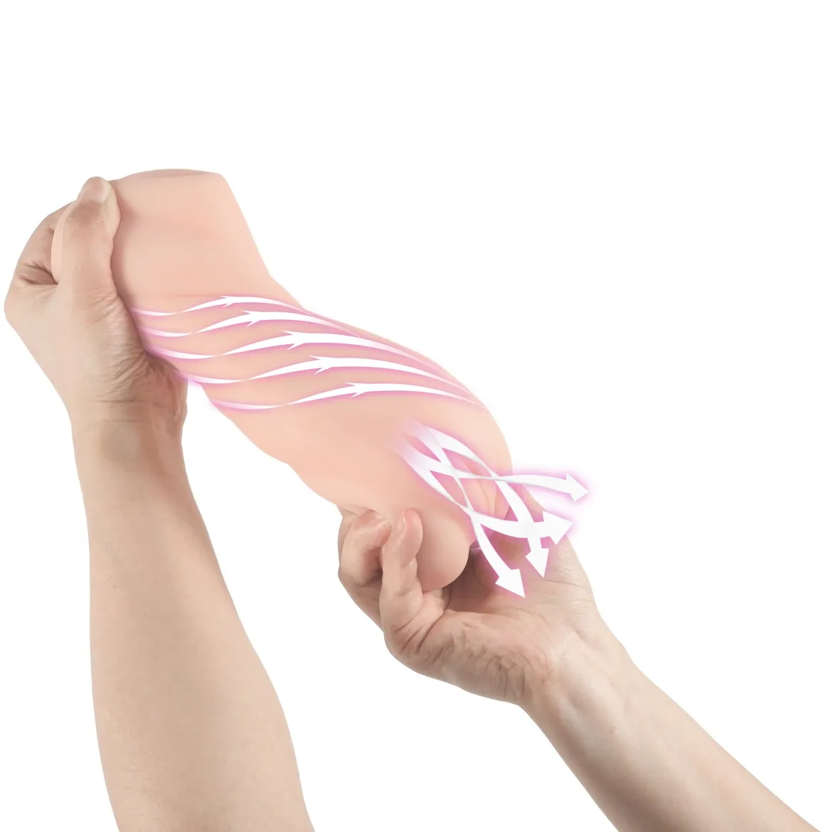 Dual-Channel Pocket Pussy Simulated Adult Clitoris