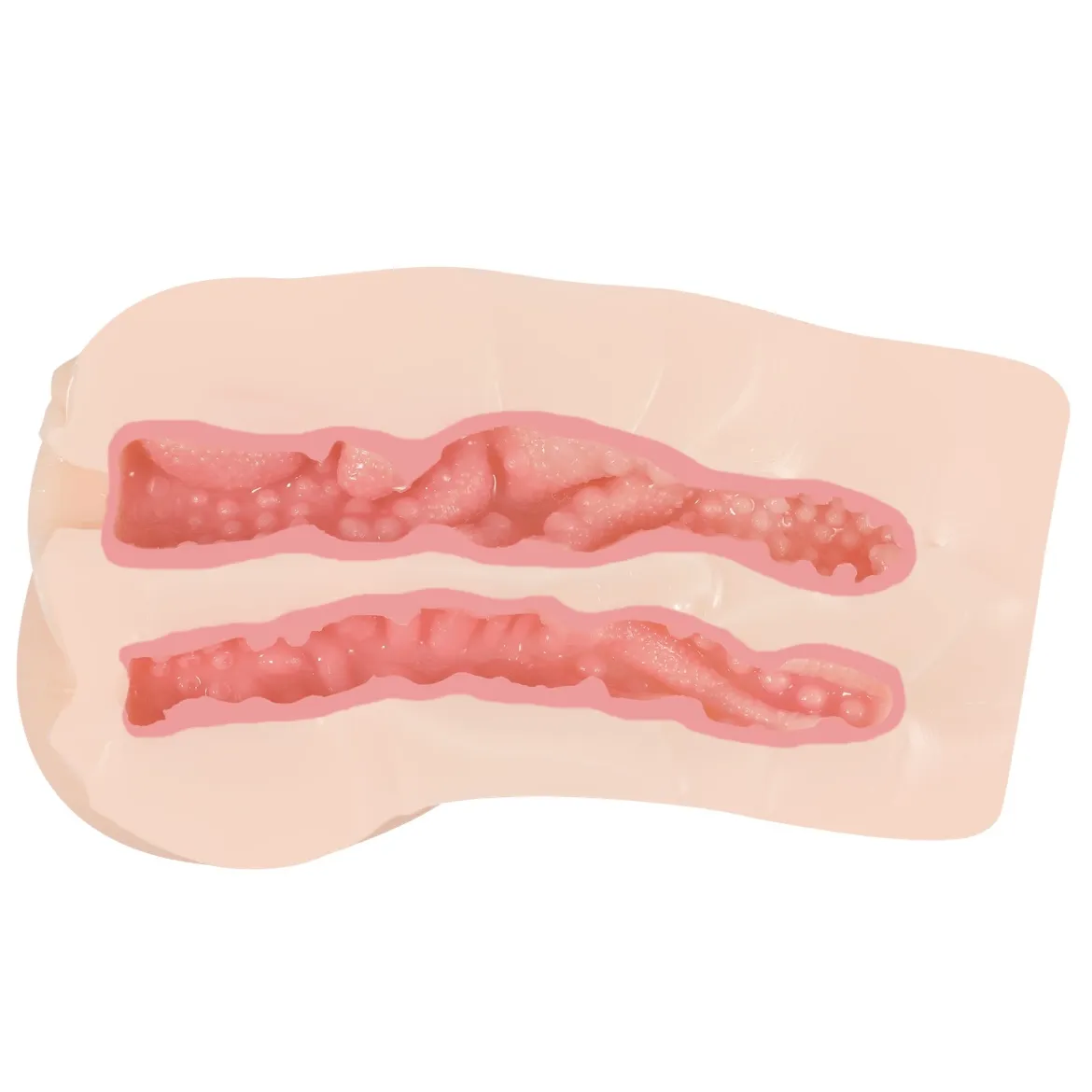 Dual-Channel Pocket Pussy Simulated Adult Clitoris