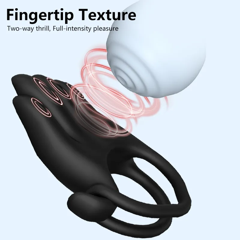 ห่วงชะลอการหลั่ง APP สั่น 9 ความถี่ ดีไซน์มือทองคำ
