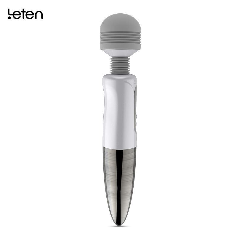 เครื่องนวดAV 7000rpm มอเตอร์พลังสูง 5 ระดับความสั่นสะเทือน + 6 ระดับชีพจรไฟฟ้า หัวสั่นขนาด 55mm จอแสดงผล LED|Leten-sextoyfunny