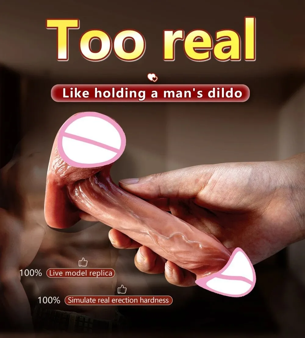 1:1 Replica Of Asian Male Realistic Dildo With Testicles
