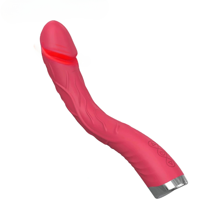 สั่นสะเทือนแท่ง พลังแรงเต็มเปี่ยม 10 ระดับความถี่ การออกแบบสมจริง เทคโนโลยีเสียงเงียบ IPX5|HAOYE-sextoyfunny