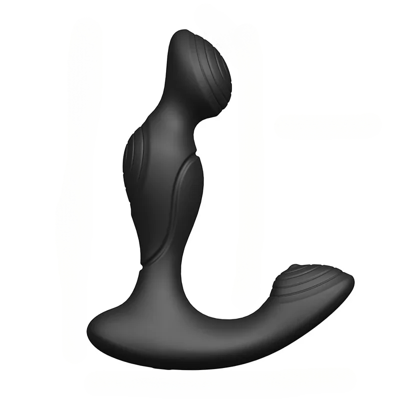 0124 ต่อมลูกหมากเครื่องนวด มอเตอร์คู่ กระตุ้นหลายจุด 10 ระดับความสั่น ควบคุมระยะไกล