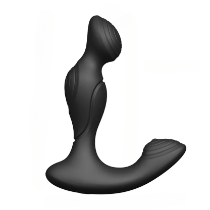 0124 ต่อมลูกหมากเครื่องนวด มอเตอร์คู่ กระตุ้นหลายจุด 10 ระดับความสั่น ควบคุมระยะไกล