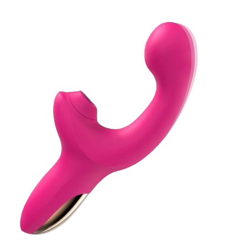 สีชมพูบานเย็นเครื่องนวดหลายฟังก์ชัน เครื่องยนต์คู่ 10 ความถี่การสั่นสะเทือน 10 ความถี่การตบ นวัตกรรมการออกแบบตามหลักสรีรศาสตร์ วั -sextoyfunny