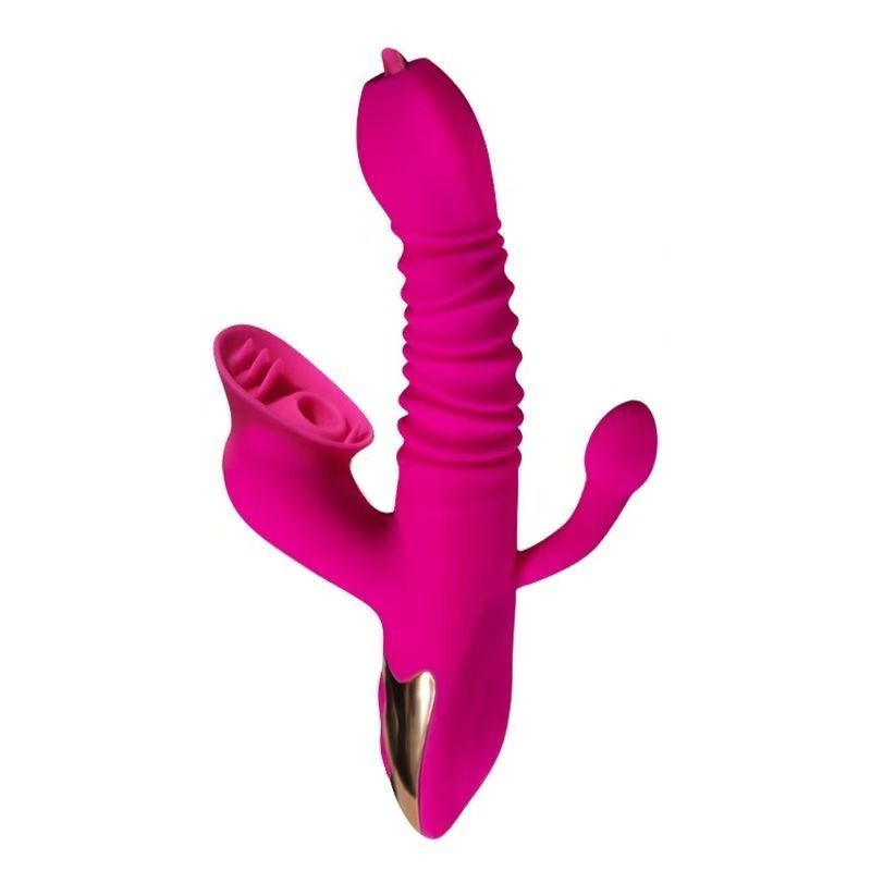 เครื่องนวดหลายฟังก์ชัน มอเตอร์คู่สั่นแรง 7 ความถี่สั่น 7 ความถี่ขยับ กระตุ้นหลายจุด ระบบทำความร้อนอัจฉริยะ|Dibe-sextoyfunny