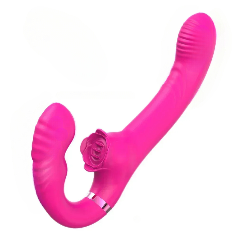 เครื่องนวดหลายฟังก์ชัน 1 เครื่อง 2 ฟังก์ชัน มอเตอร์คู่พลัง 10 ระดับการสั่น ระบบรีโมทคอนโทรล เสียงเบาเป็นพิเศษ-sextoyfunny