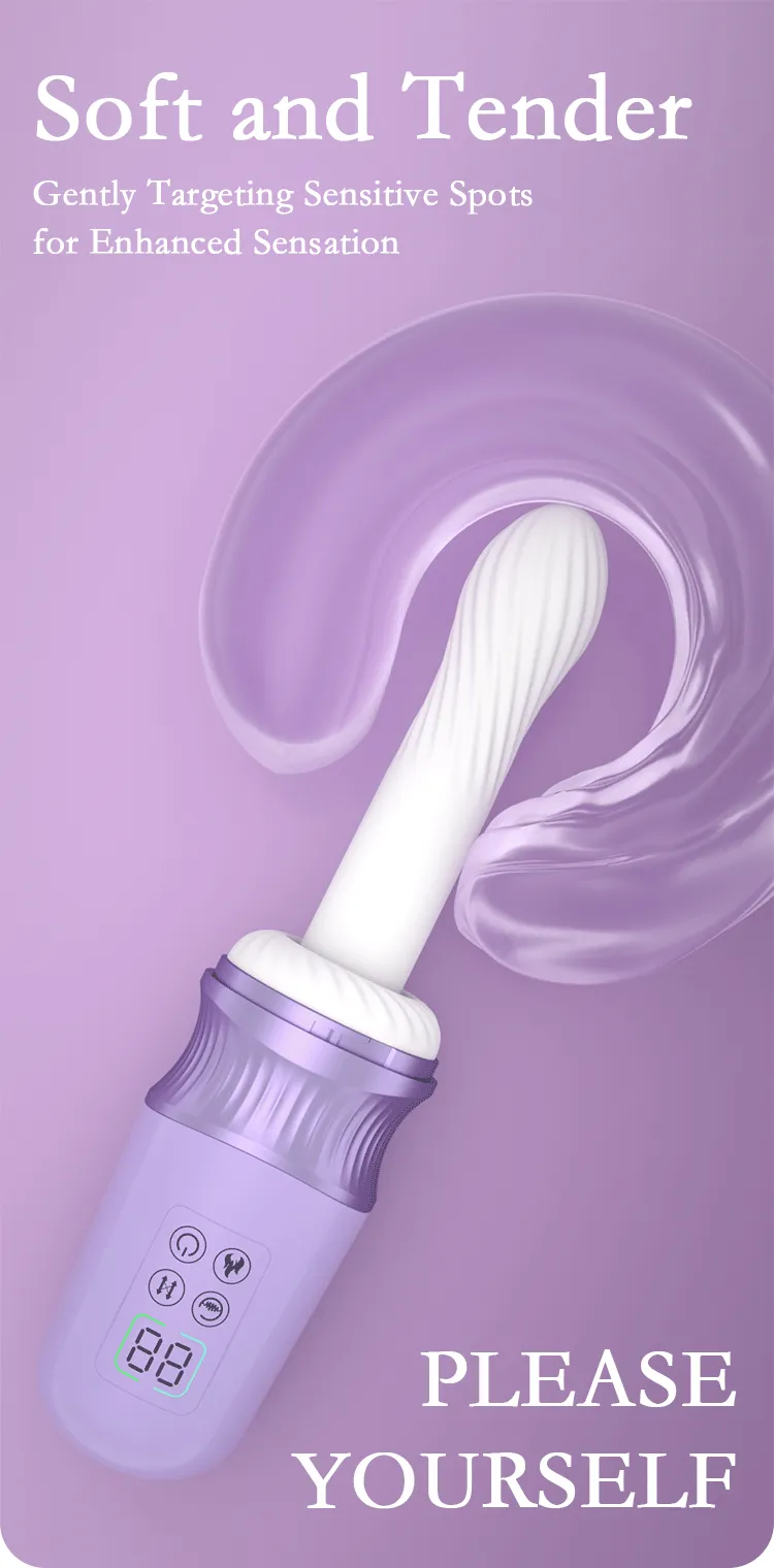 Thrusting & Vibrating APP Heating LCD Display Sex Machine