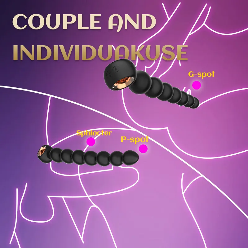 7 Beads Automatic Prostate Massager & Anal Vibrator
