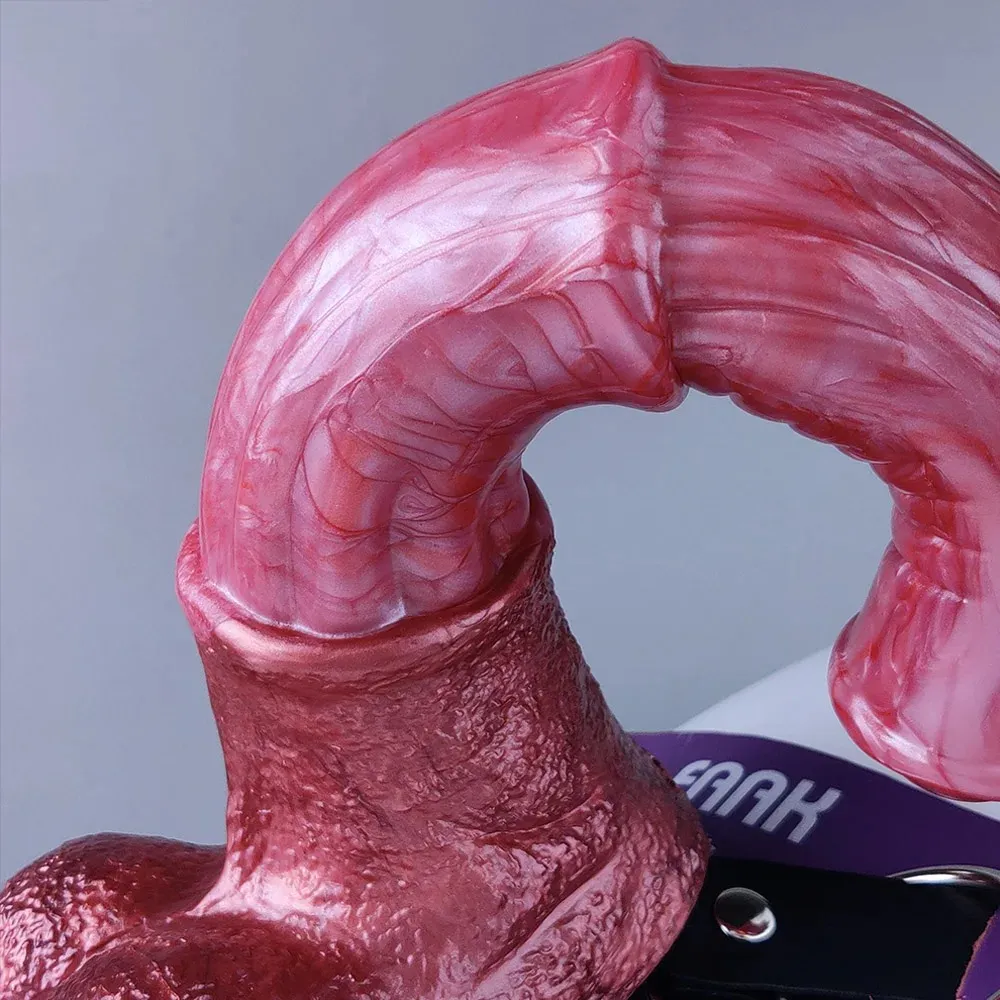 FAAK Liquid Silicone Flesh-Colored Fantasy Stallion Dildo