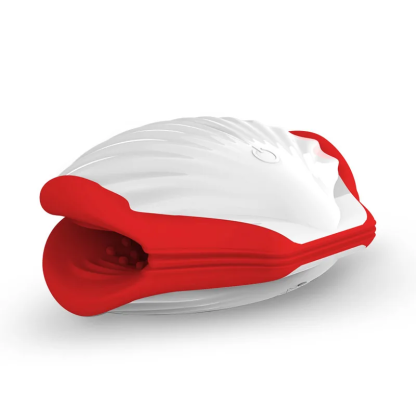 ถ้วยอัตโนมัติ เครื่องยนต์คู่แบบอิสระ 9 ระดับการสั่นสะเทือน ดีไซน์เลียนแบบเปลือกหอย ปุ่มกดเพียงปุ่มเดียว-sextoyfunny