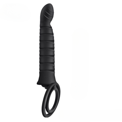 W038102 ห่วงล็อกสเปิร์ม ระบบสัมผัสหลายจุด ระบบสั่นสะเทือน 10 ความถี่ ดีไซน์วงคู่ สามารถถอดแยกได้