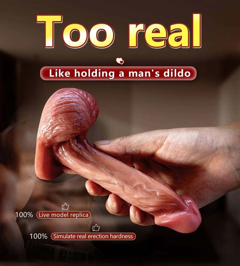 1:1 Replica Of Asian Male Realistic Dildo With Testicles