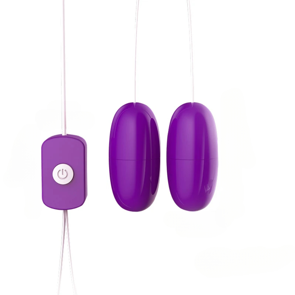 W0519 ไข่สั่น ออกแบบไข่กระตุ้นคู่ ควบคุมด้วยปุ่มเดียว ใช้พลังงานUSB ขนาดกะทัดรัดพกพาสะดวก|LILO